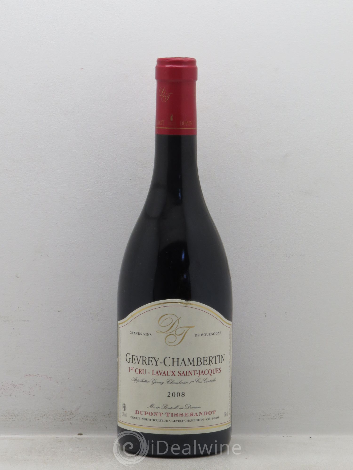 Gevrey-Chambertin 1er Cru Lavaux Saint-Jacques Dupont-Tisserandot (Domaine) 2008 - Lot de 1 bouteille - 0
