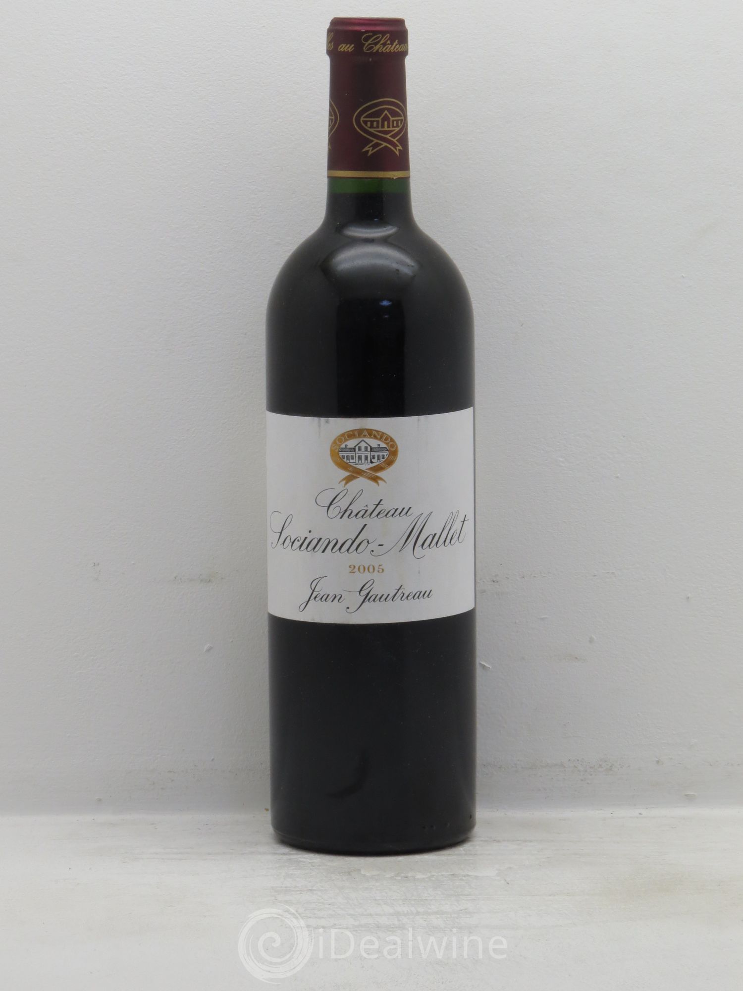 Château Sociando Mallet 2005 - Lot de 1 bouteille - 0