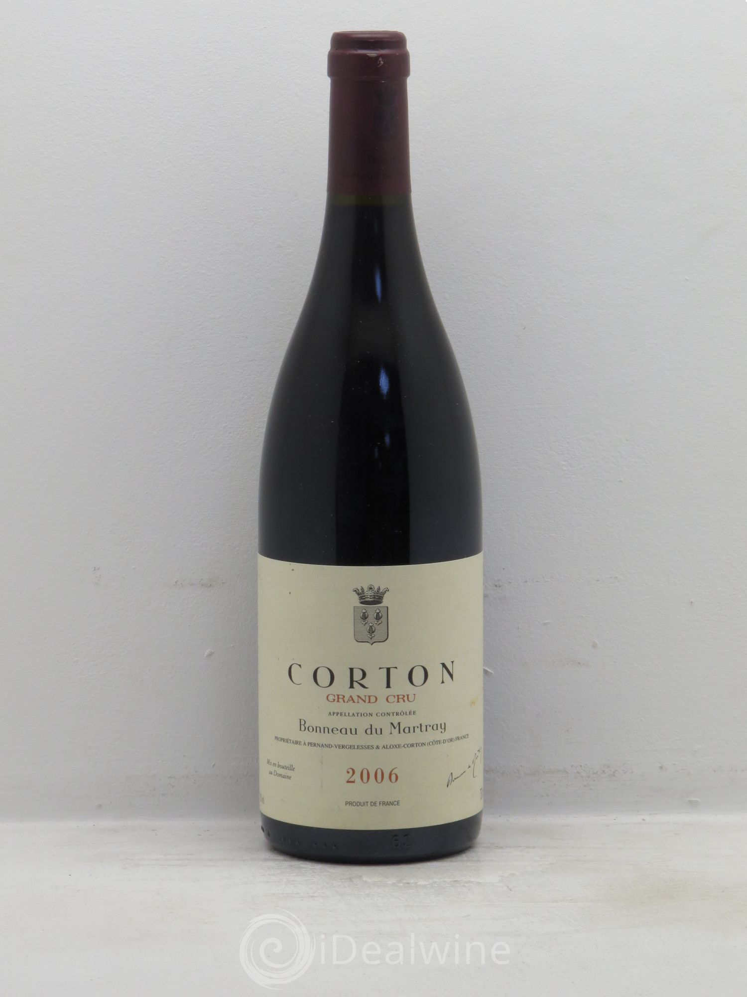 Corton Grand Cru Bonneau du Martray (Domaine) 2006 - Lot de 1 bouteille - 0