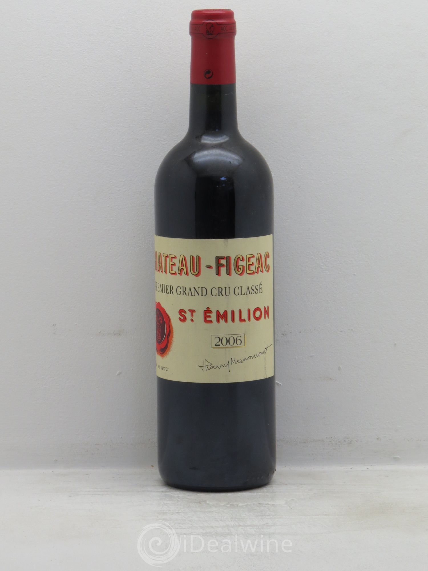 Château Figeac 1er Grand Cru Classé A 2006 - Lot de 1 bouteille - 0