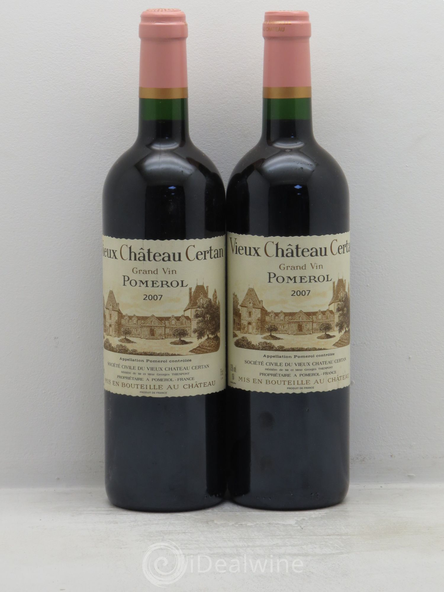 Vieux Château Certan 2007 - Lot de 2 bouteilles - 0