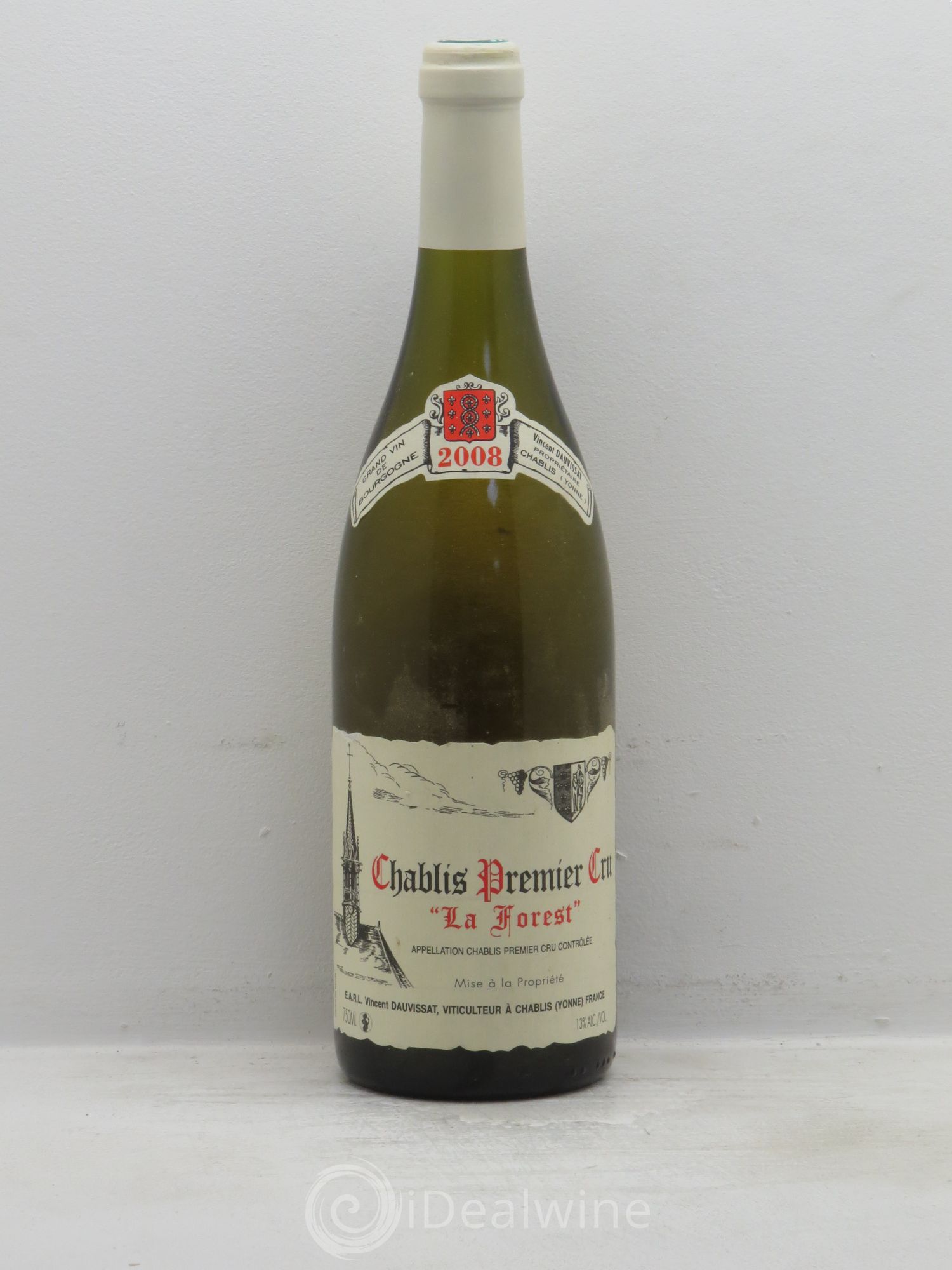Chablis 1er Cru La Forest Vincent Dauvissat (Domaine) 2008 - Lot de 1 bouteille - 0