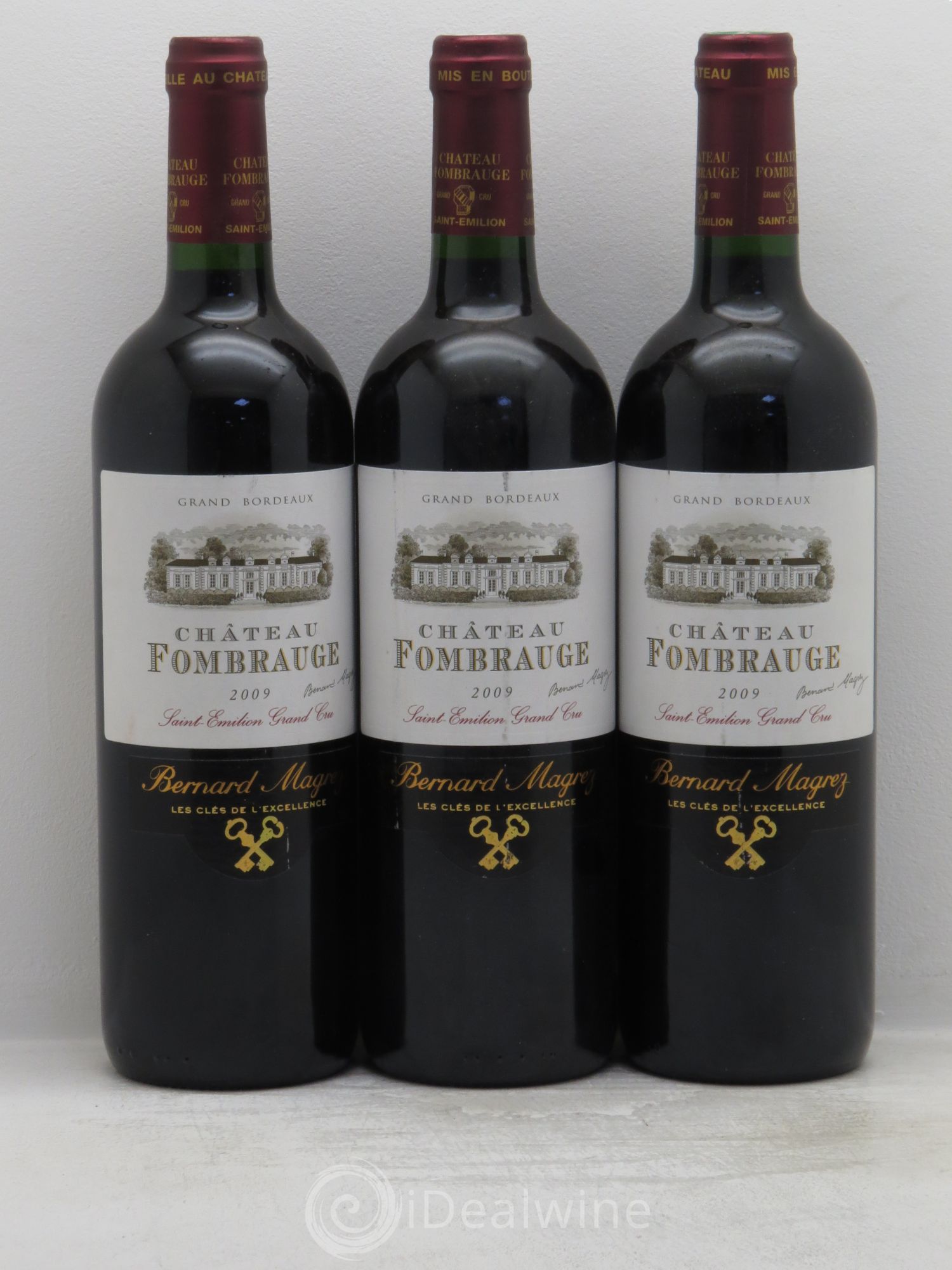 Château Fombrauge Grand Cru Classé 2009 - Lot de 3 bouteilles - 0