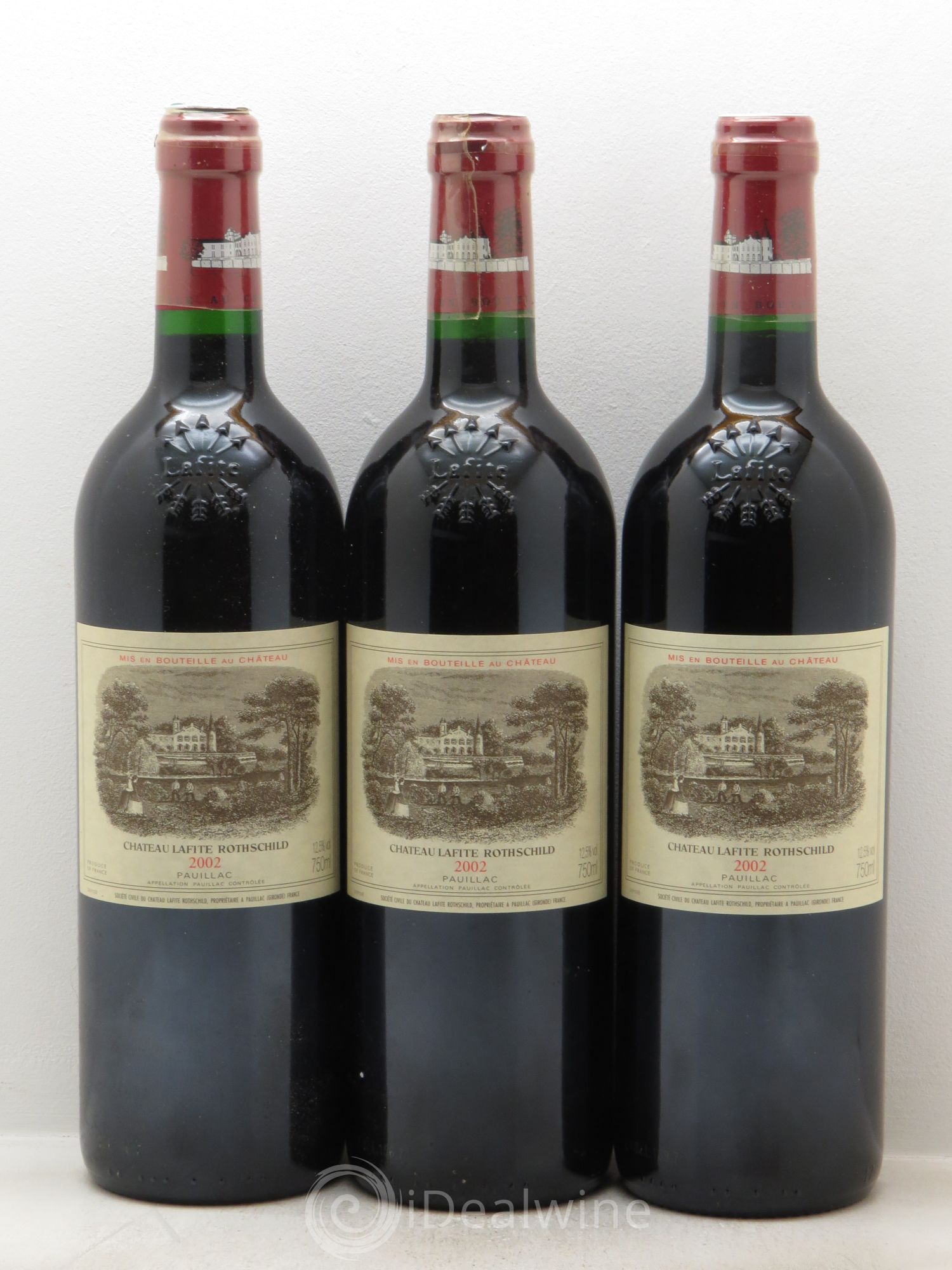 Château Lafite Rothschild 1er Grand Cru Classé 2002 - Lot de 12 bouteilles - 2
