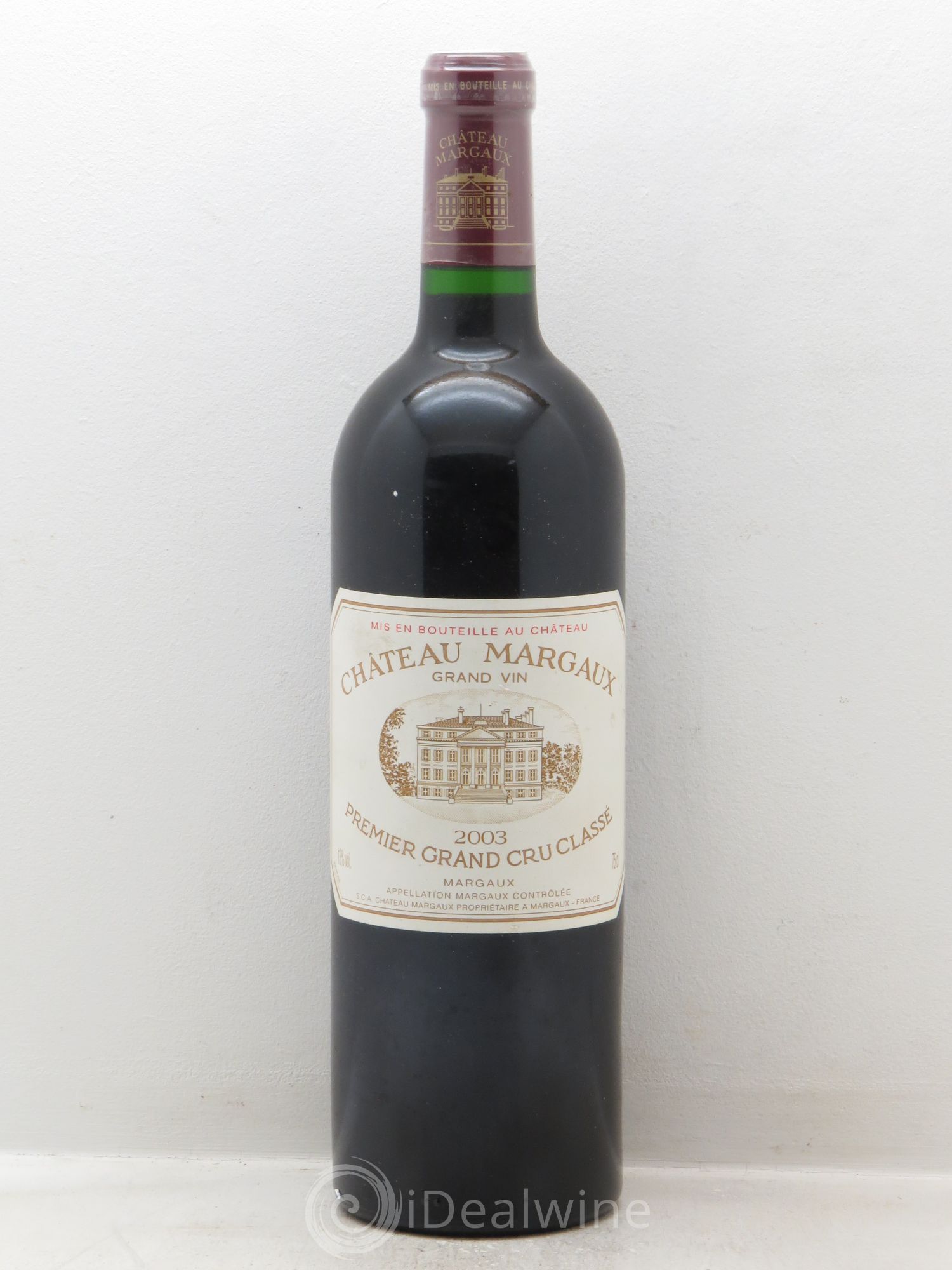 Château Margaux 1er Grand Cru Classé 2003 - Lot de 1 bouteille - 0