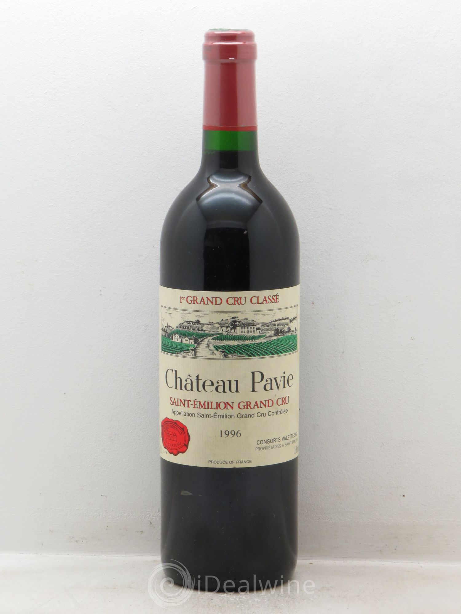 Château Pavie 1er Grand Cru Classé A 1996 - Lot de 1 bouteille - 0
