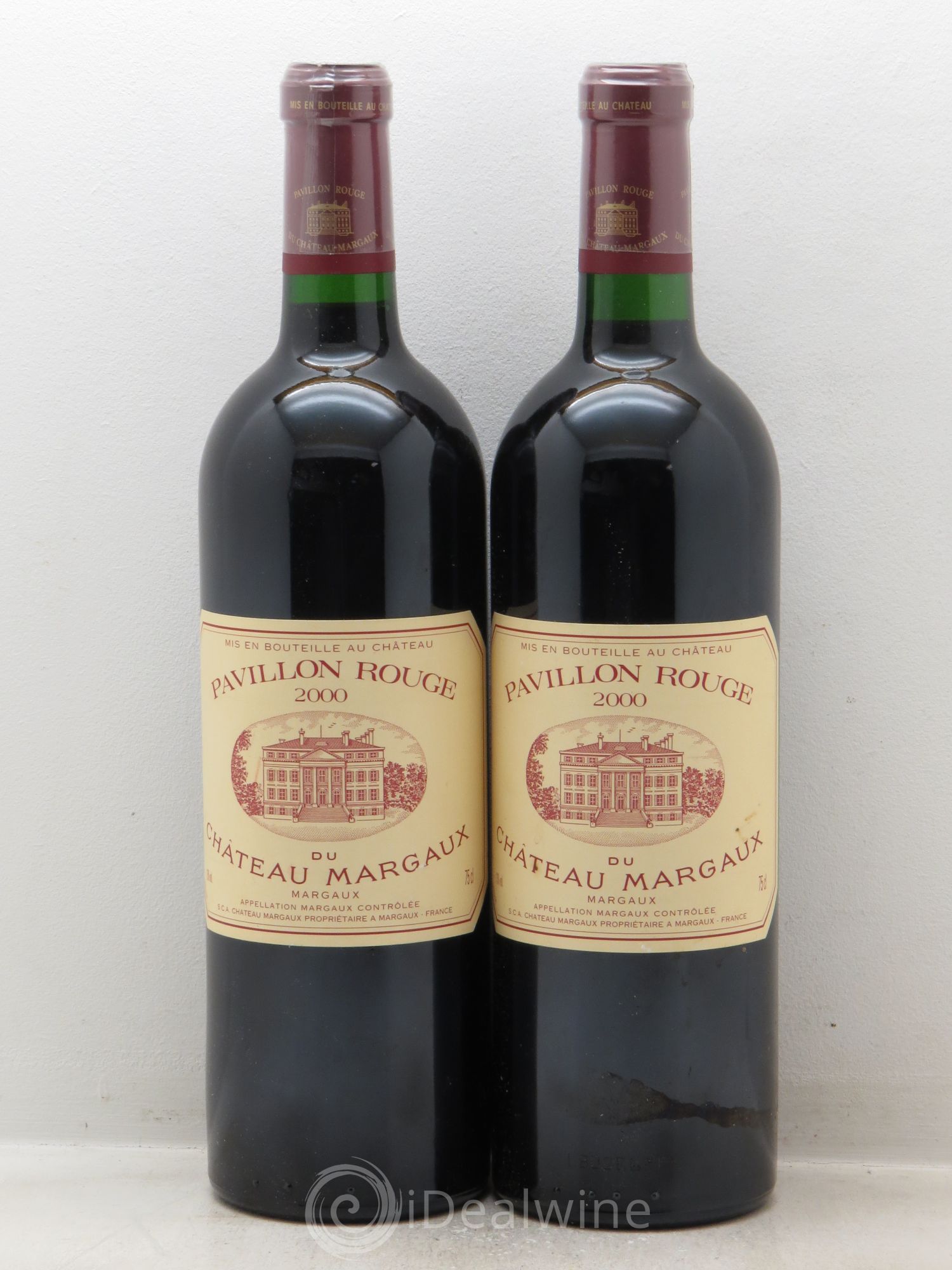Pavillon Rouge du Château Margaux Second Vin 2000 - Lot de 2 bouteilles - 0