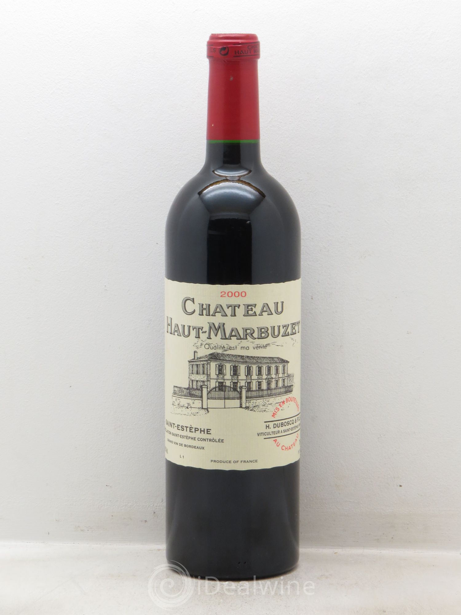 Château Haut Marbuzet 2000 - Lot de 1 bouteille - 0