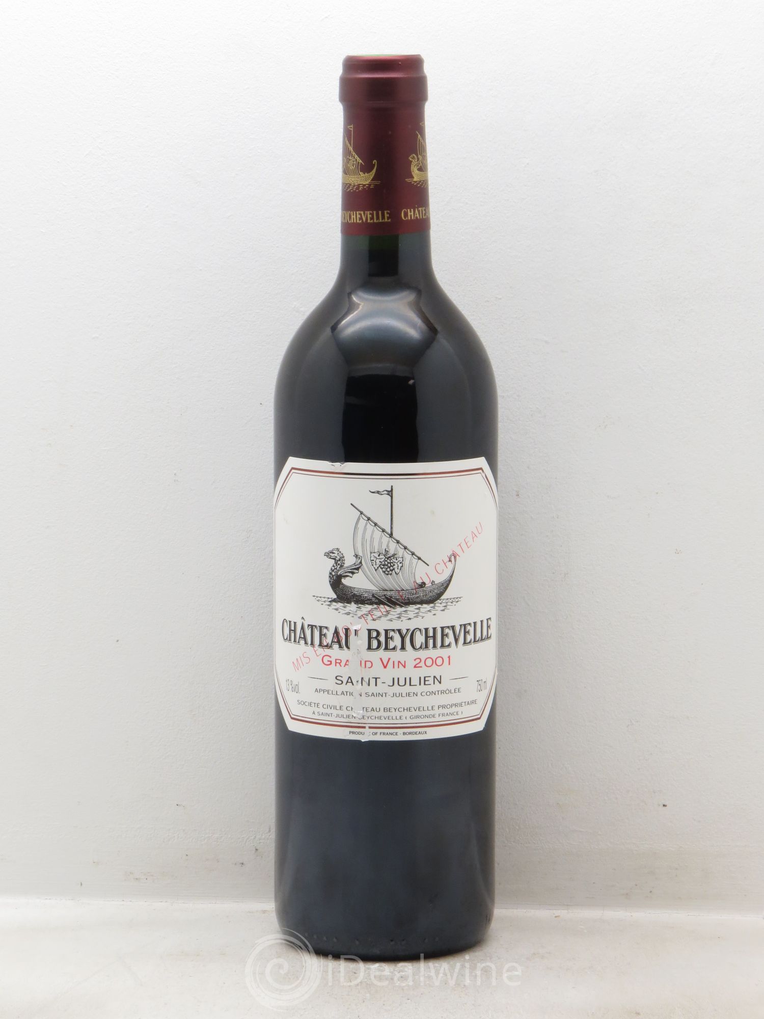 Château Beychevelle 4ème Grand Cru Classé 2001 - Lot de 6 bouteilles - 0