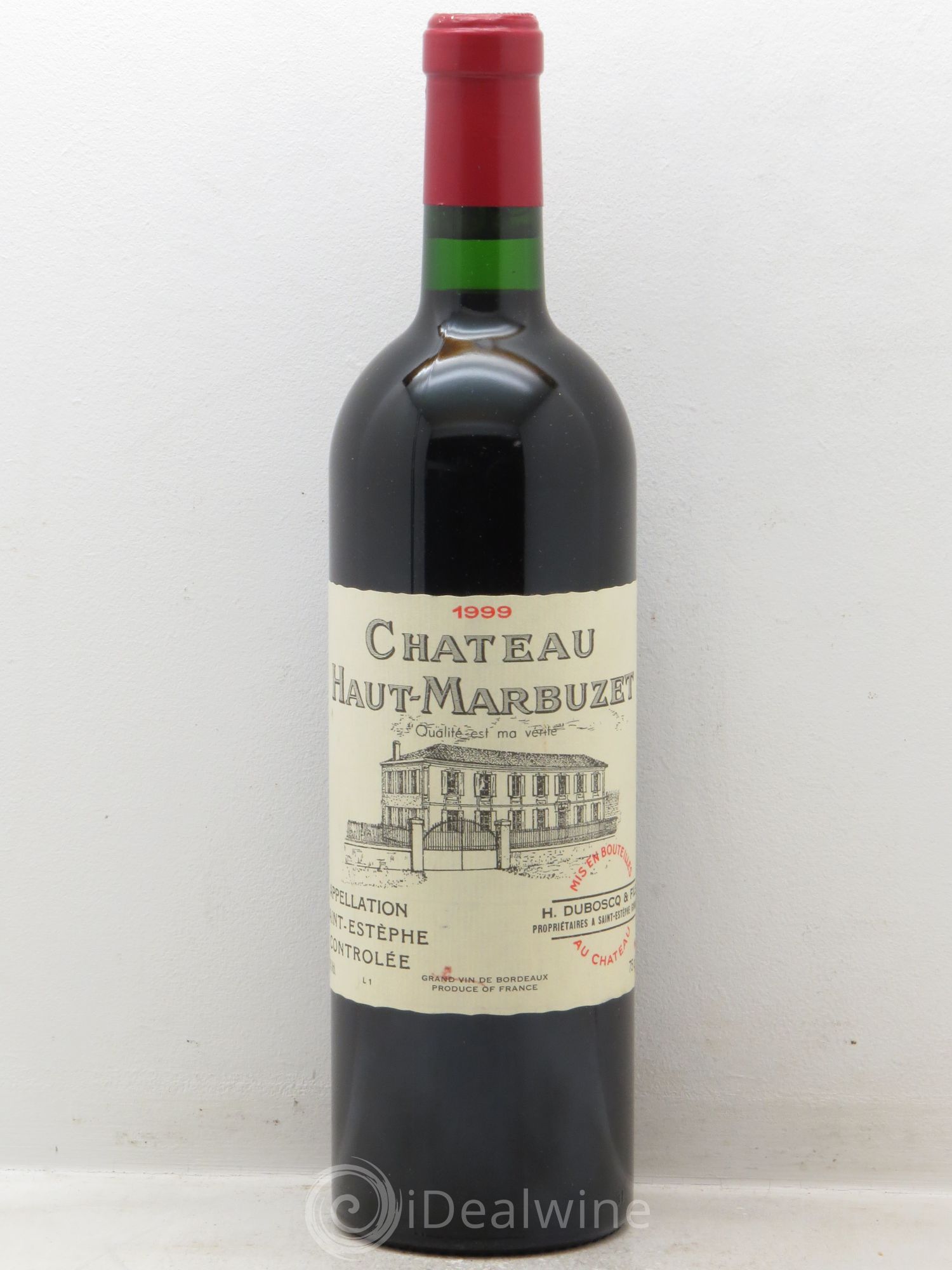 Château Haut Marbuzet 1999 - Lot de 1 bouteille - 0