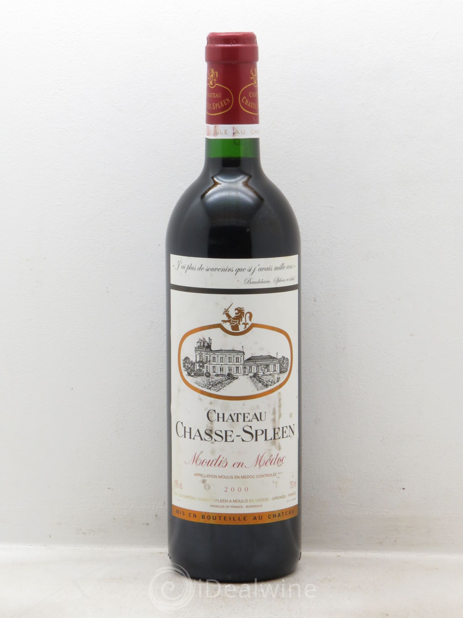 Château Chasse Spleen 2000 - Lot de 6 bouteilles - 0