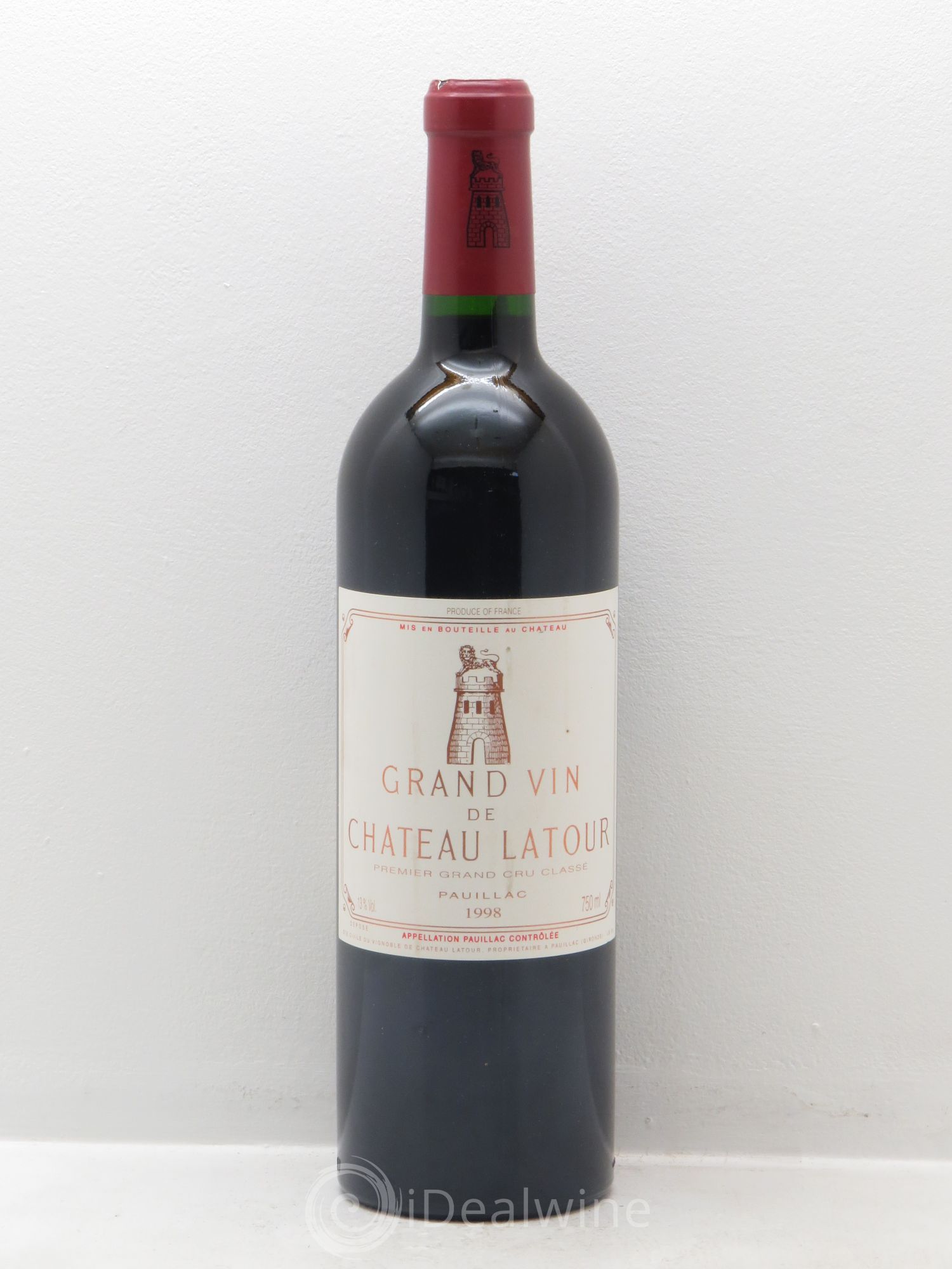 Château Latour 1er Grand Cru Classé 1998 - Lot de 1 bouteille - 0
