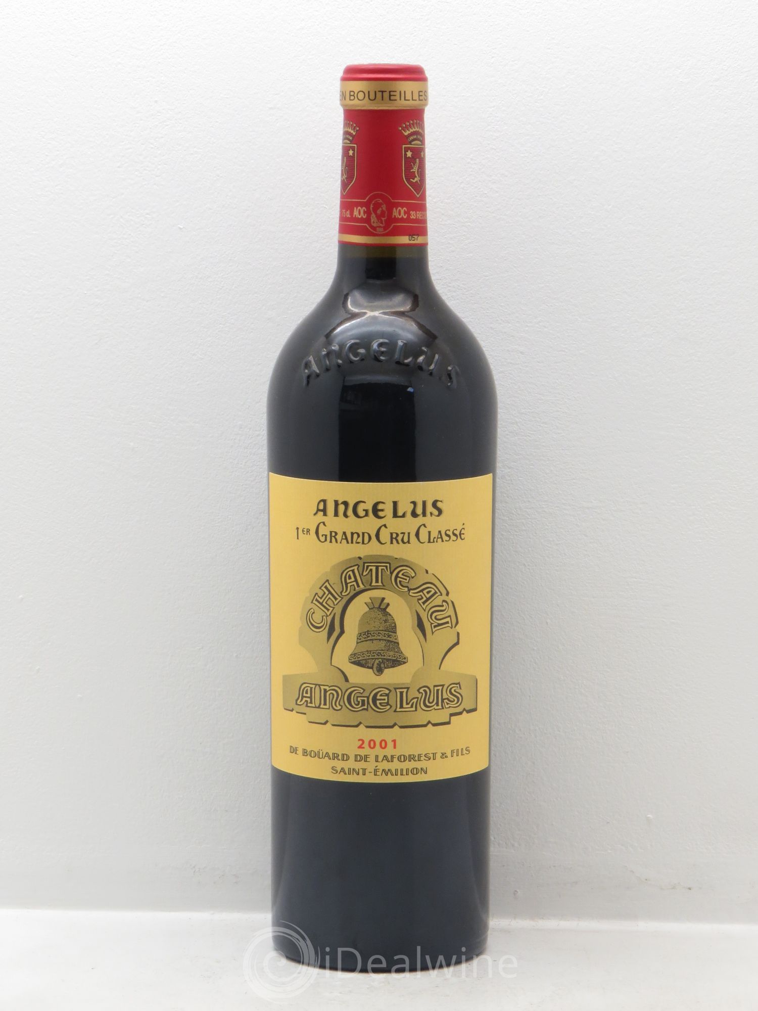 Château Angélus 1er Grand Cru Classé A 2001 - Lot de 1 bouteille - 0