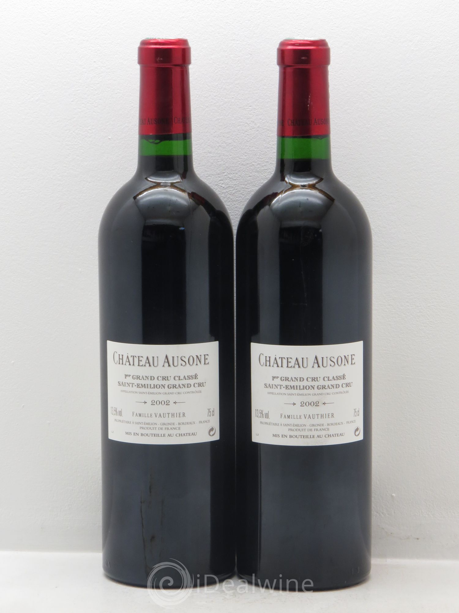 Château Ausone 1er Grand Cru Classé A 2002 - Lot de 2 bouteilles - 1