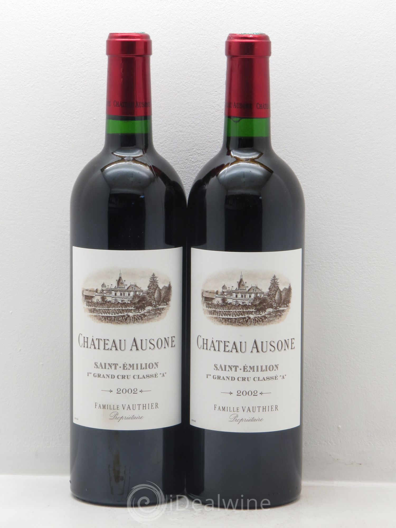 Château Ausone 1er Grand Cru Classé A 2002 - Lot de 2 bouteilles - 0