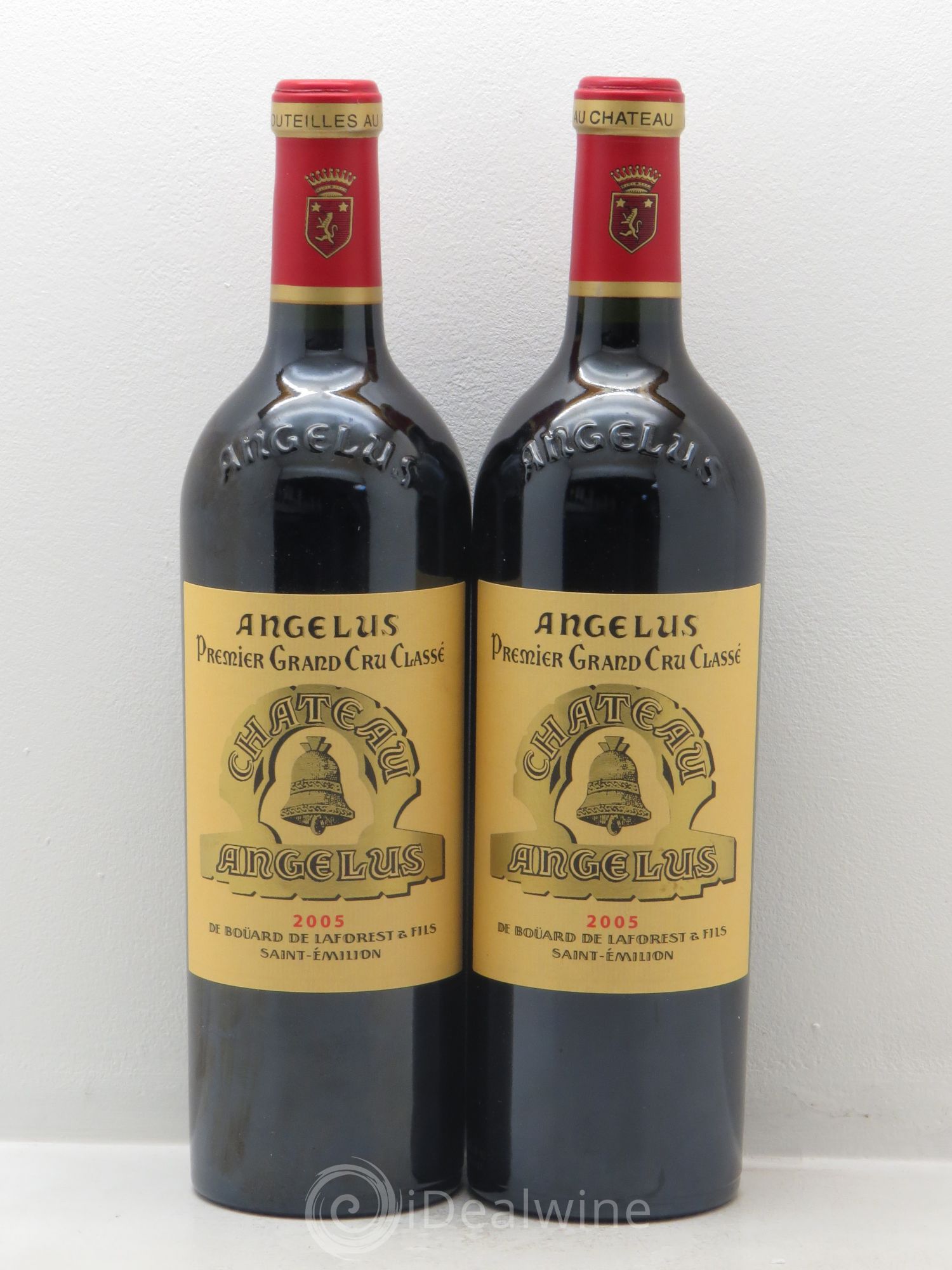 Château Angélus 1er Grand Cru Classé A 2005 - Lot de 2 bouteilles - 0