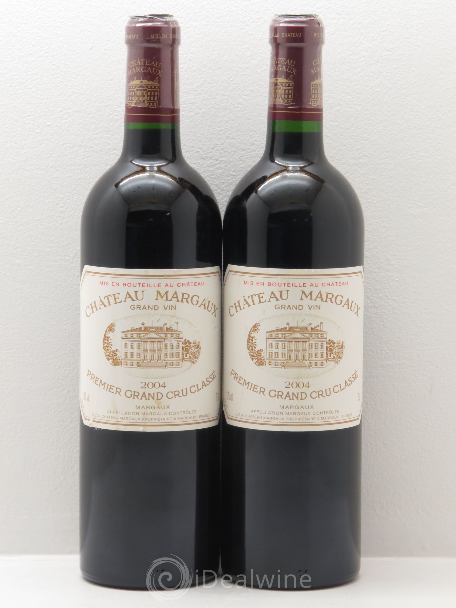 Château Margaux 1er Grand Cru Classé 2004 - Lot de 2 bouteilles - 0