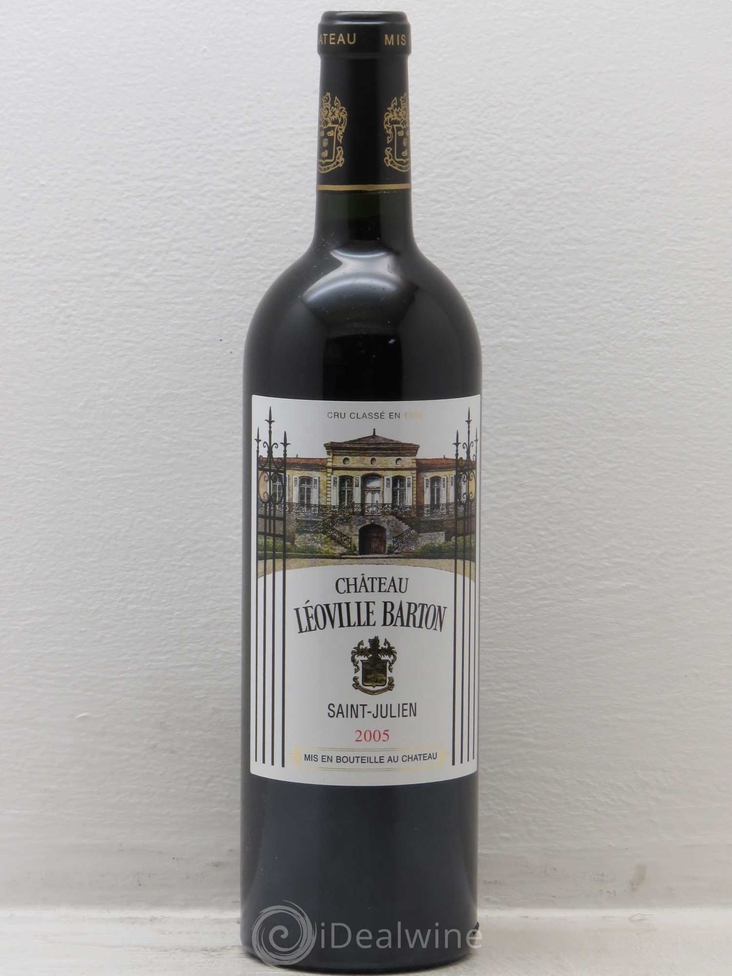 Château Léoville Barton 2ème Grand Cru Classé 2005 - Lot de 1 bouteille - 0