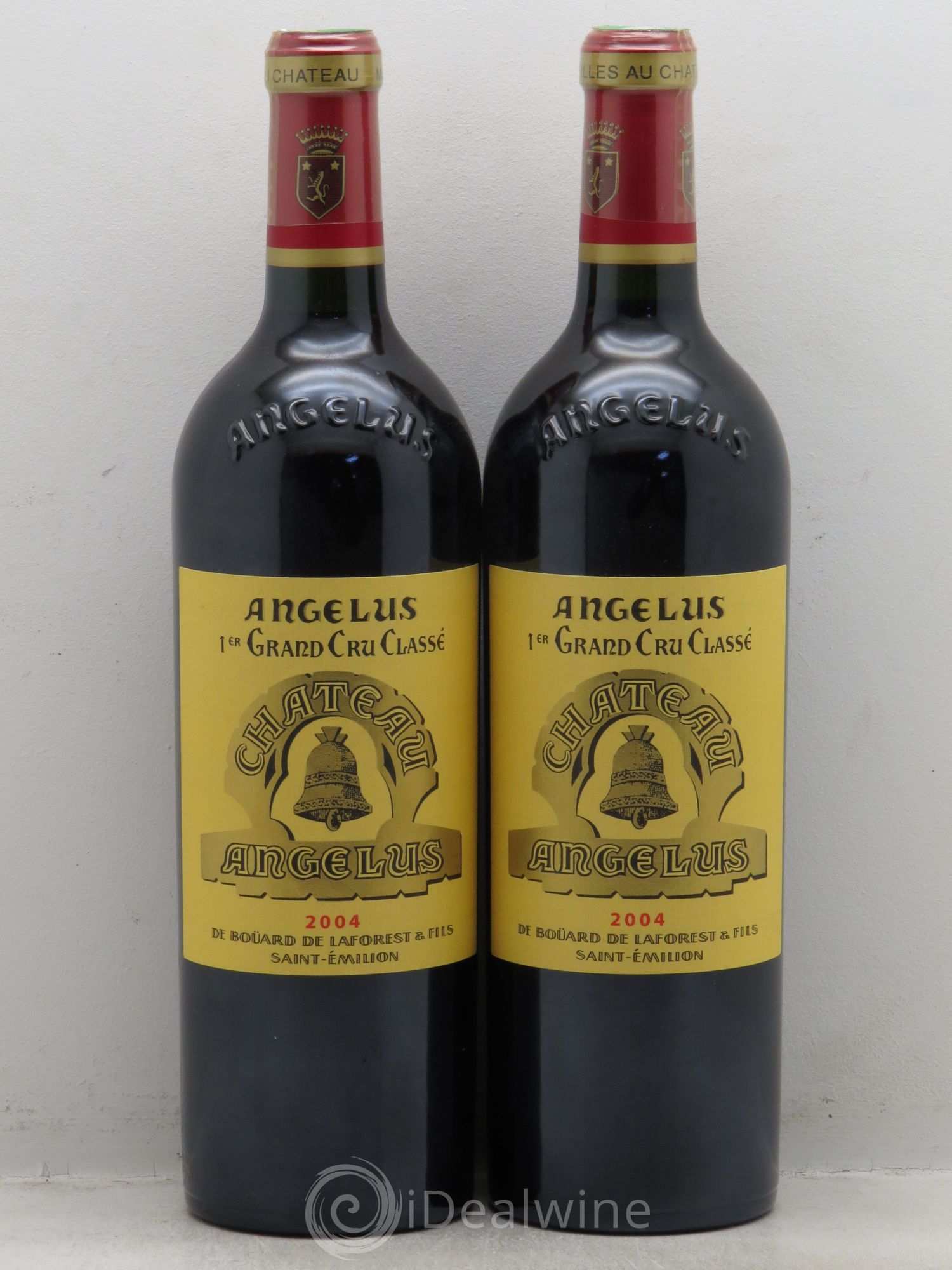 Château Angélus 1er Grand Cru Classé A 2004 - Lot de 2 bouteilles - 0