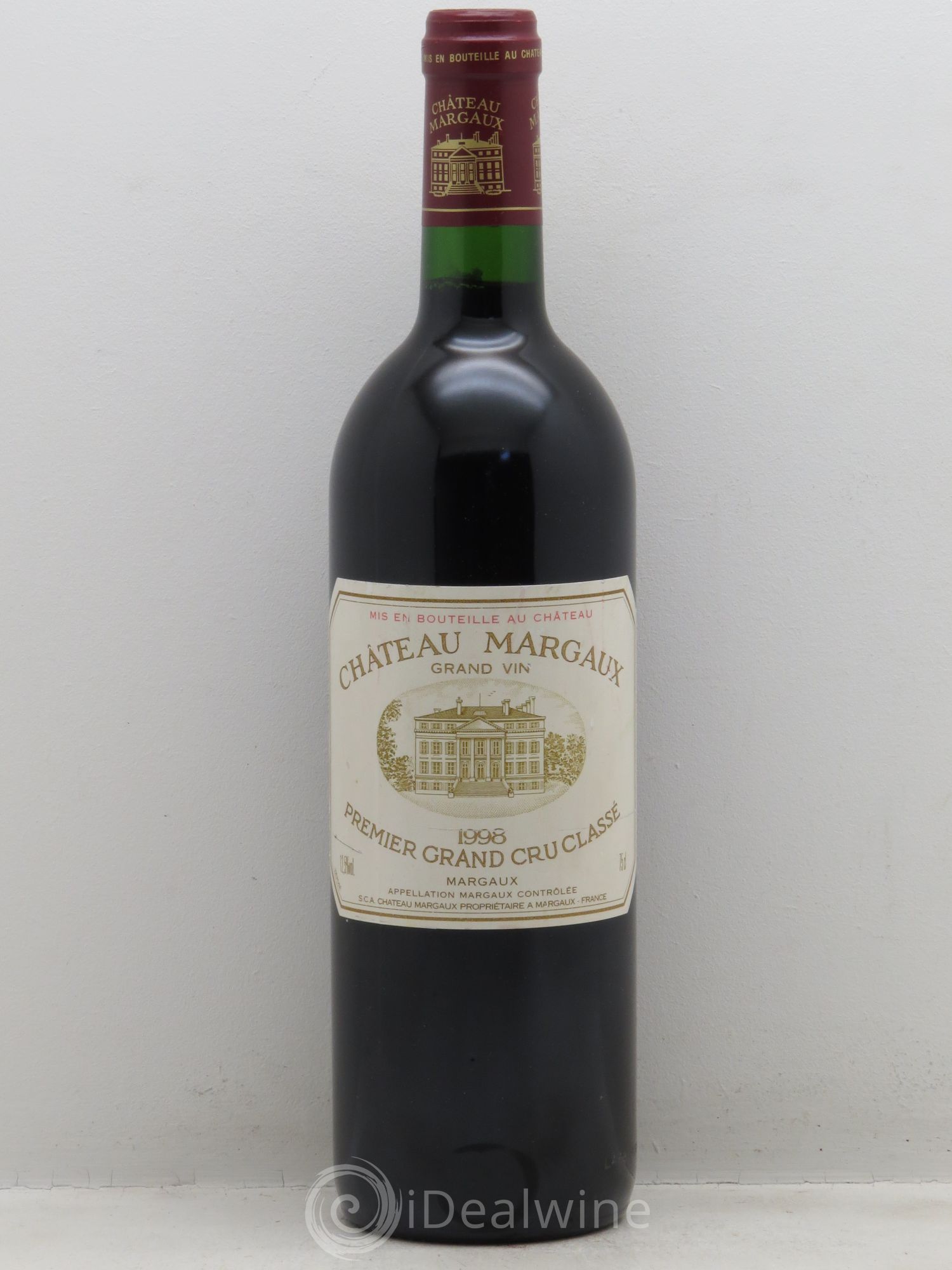 Château Margaux 1er Grand Cru Classé 1998 - Lot de 1 bouteille - 0