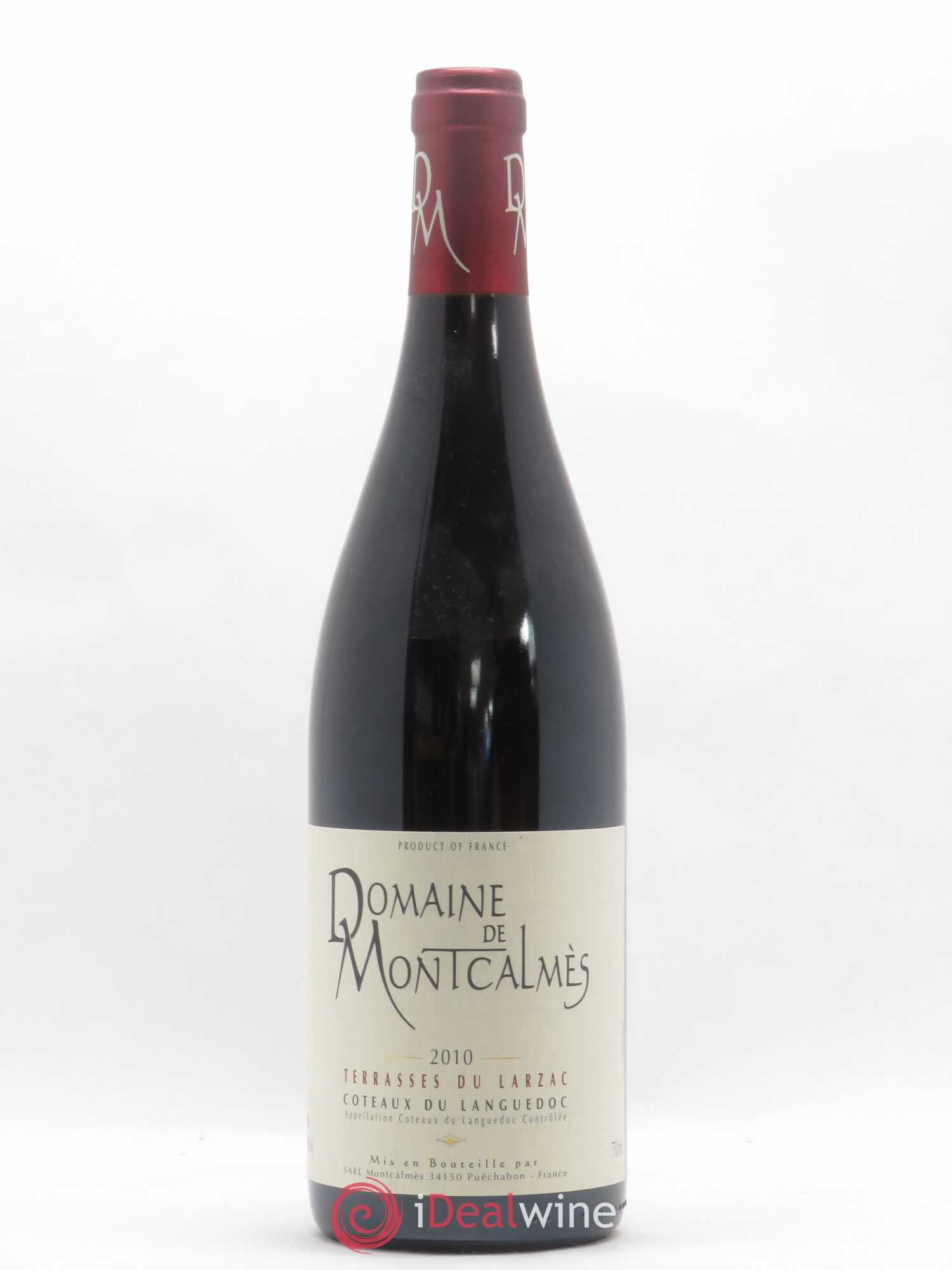 Terrasses du Larzac Domaine de Montcalmès Frédéric Pourtalié 2010 - Lot de 1 bouteille - 0