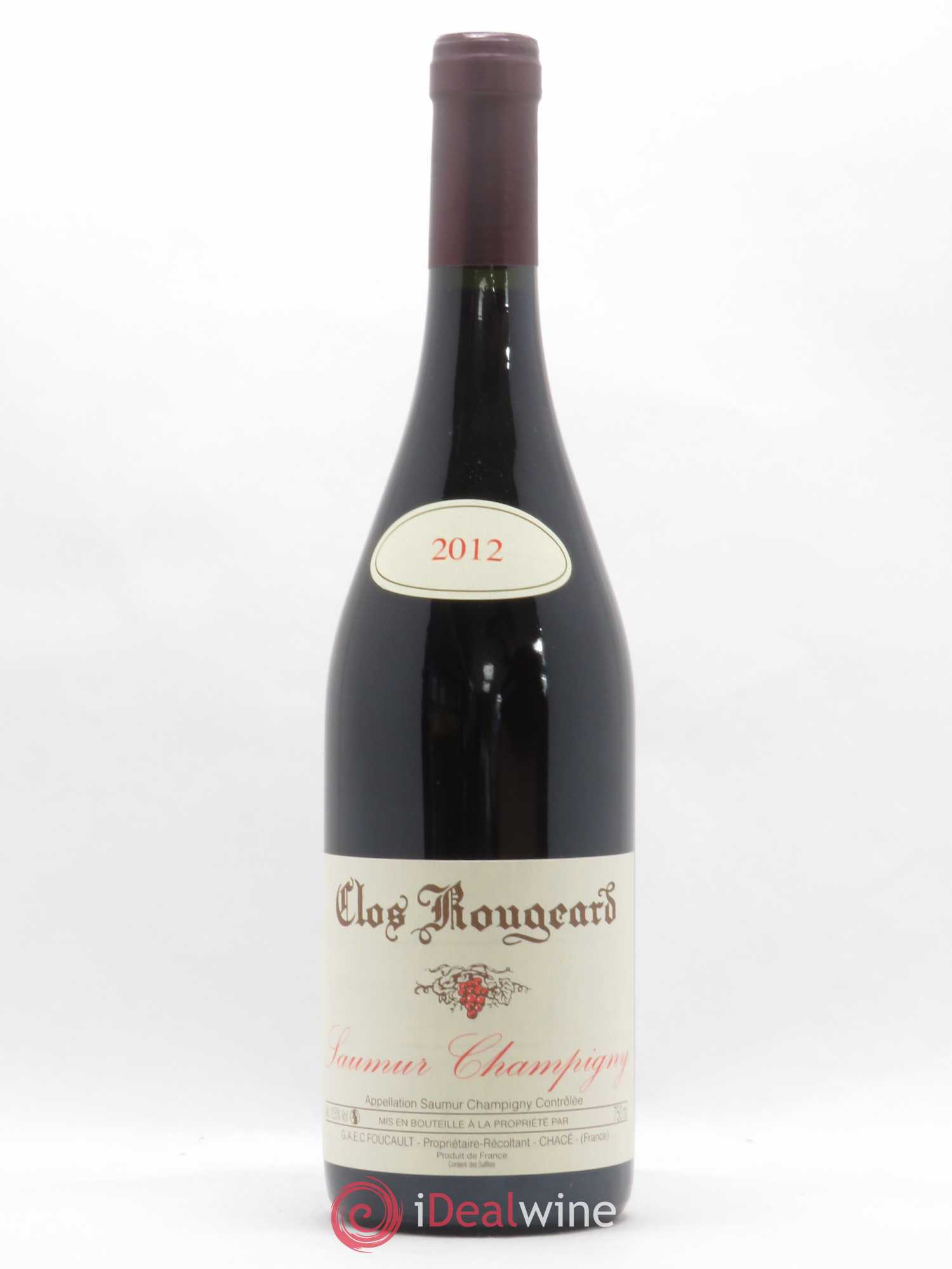 Saumur-Champigny Clos Rougeard 2012 - Lot de 1 bouteille - 0