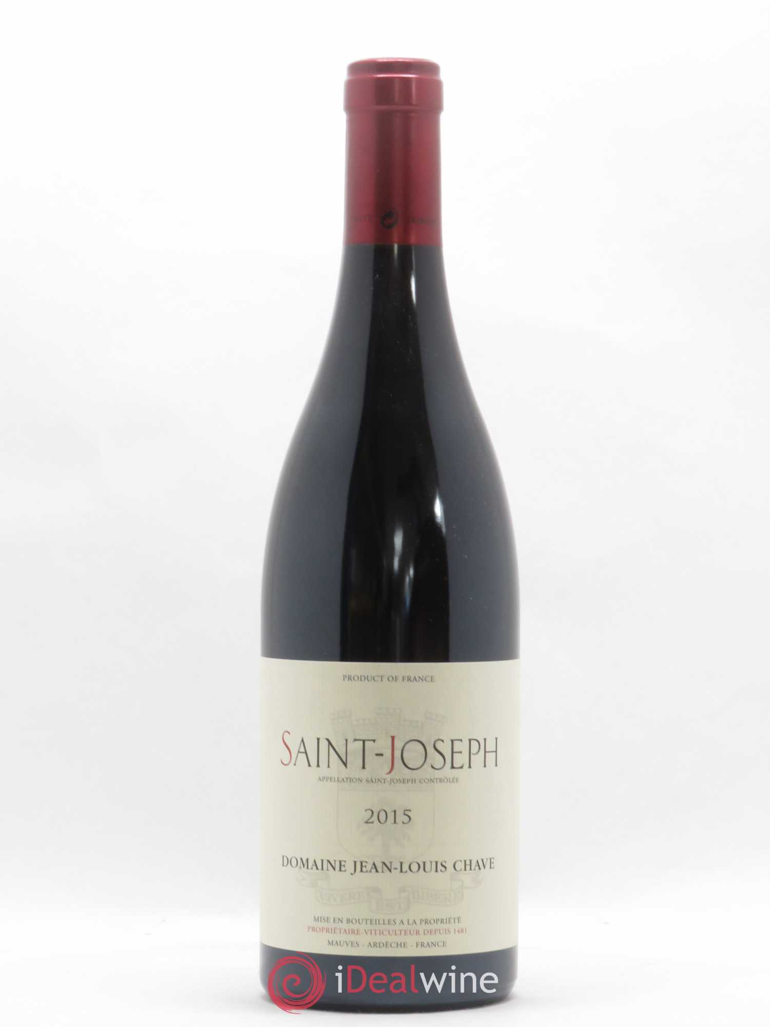 Saint-Joseph Jean-Louis Chave 2015 - Lot de 1 bouteille - 0