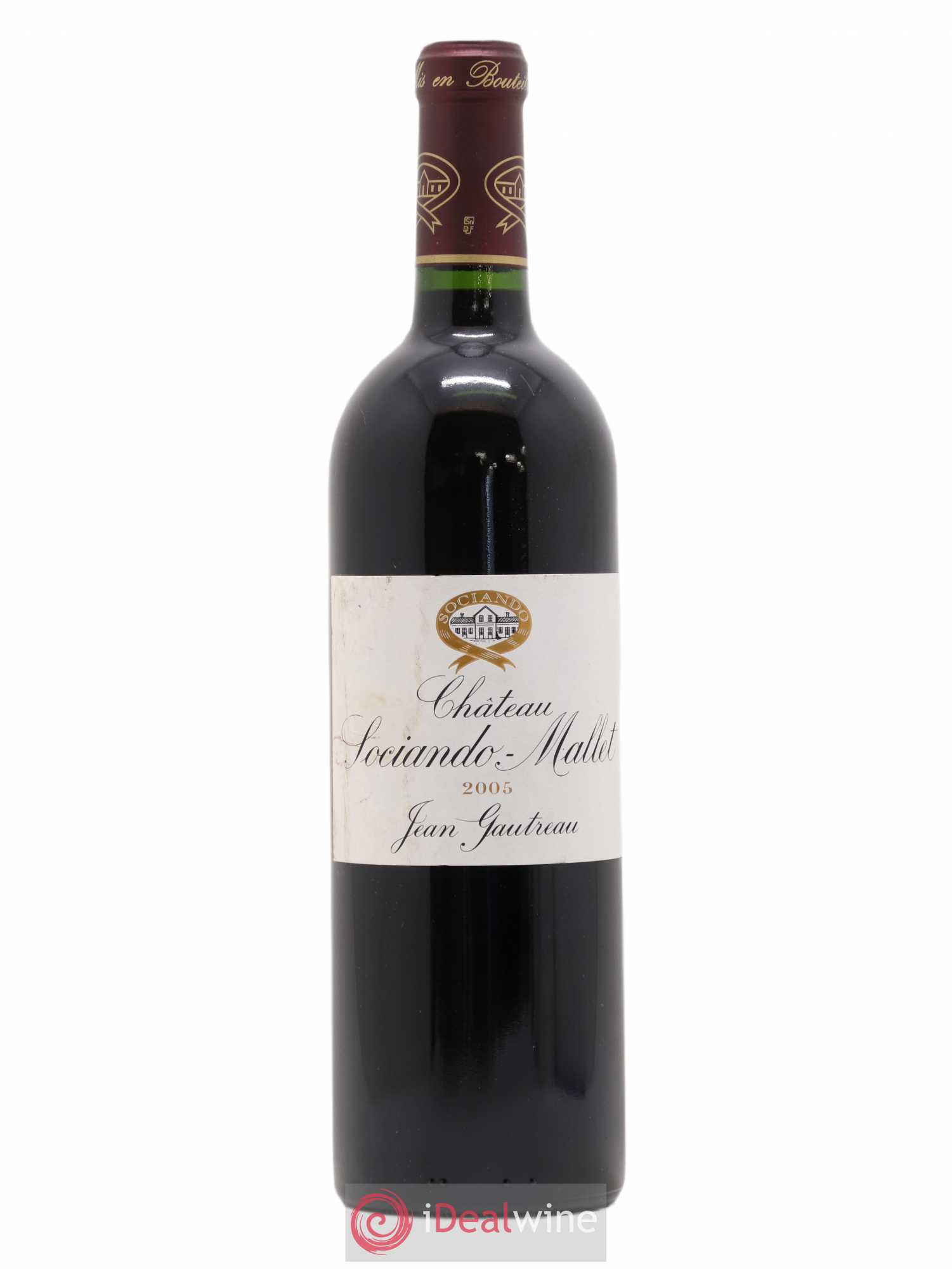 Château Sociando Mallet 2005 - Lot de 1 bouteille - 0