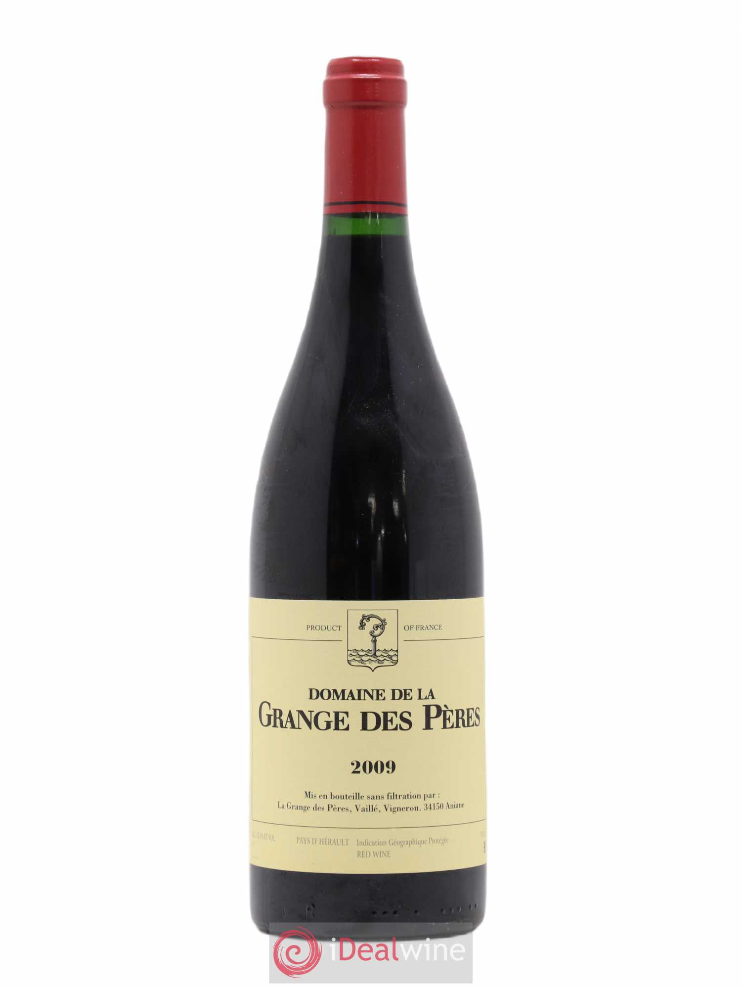 Pays d'Hérault Grange des Pères Laurent Vaillé 2009 - Lot de 1 bouteille - 0