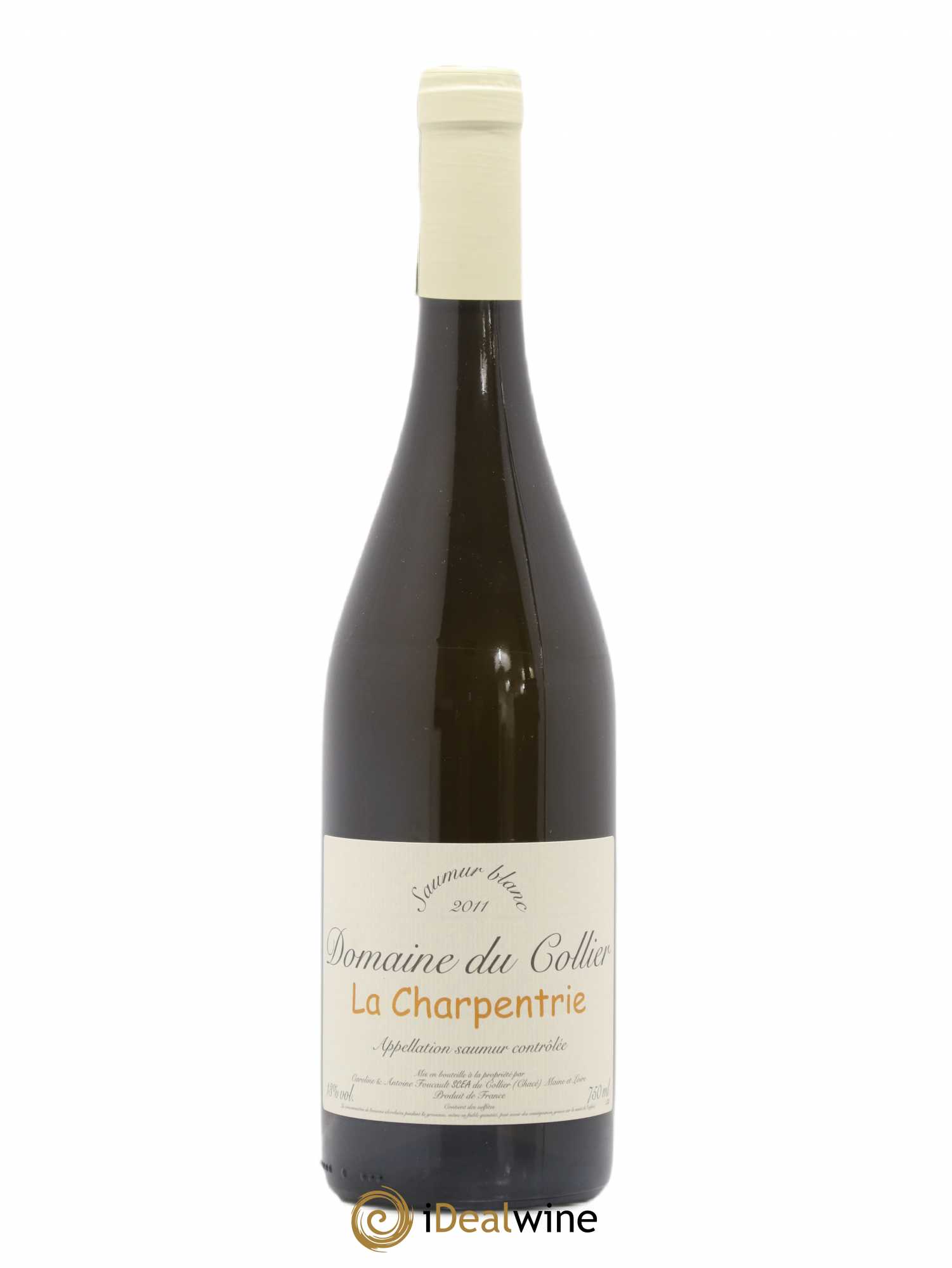 Saumur La Charpentrie Domaine du Collier 2011 - Lot de 1 bouteille - 0