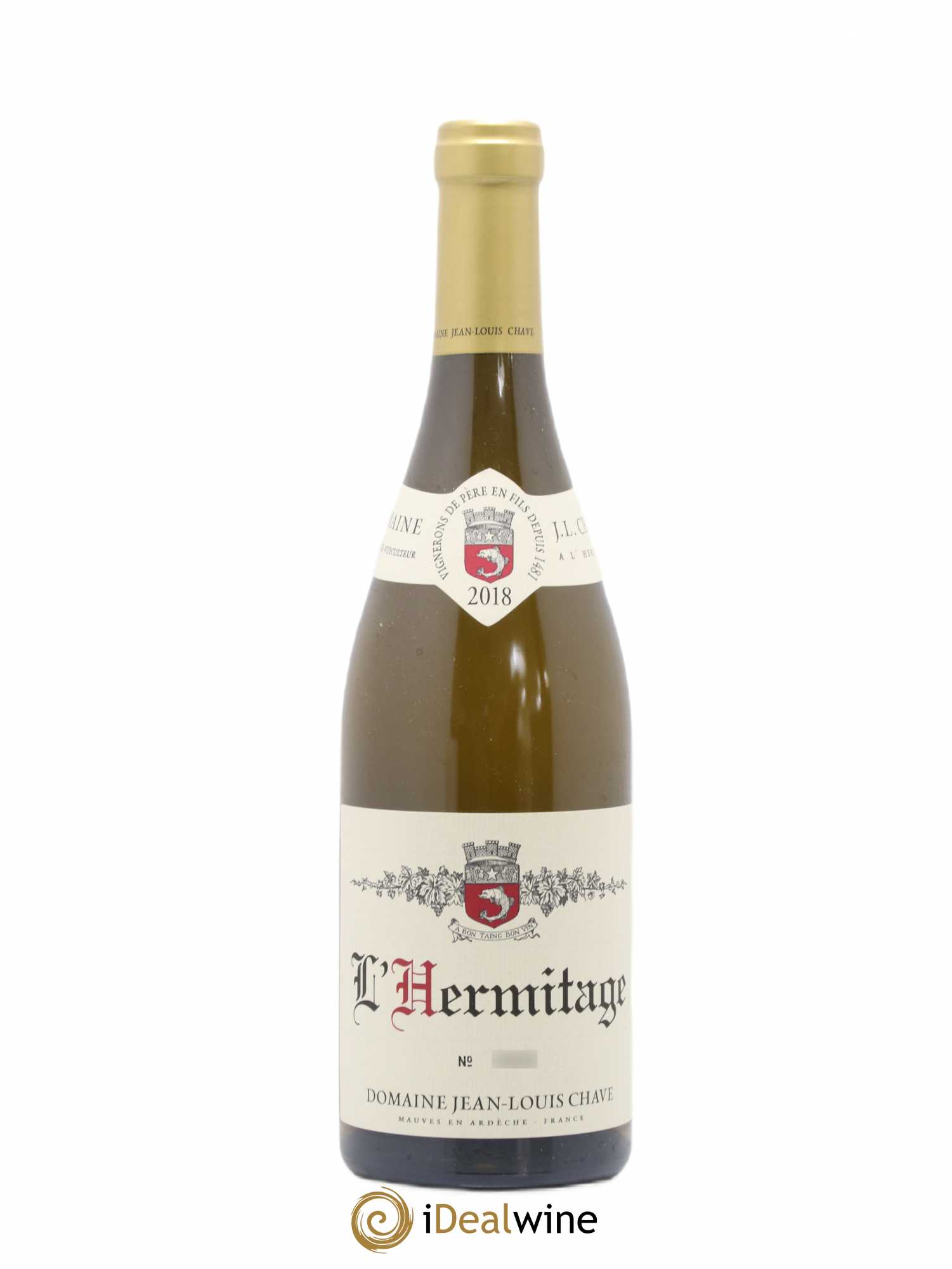 Hermitage Jean-Louis Chave 2018 - Lot de 1 bouteille - 0