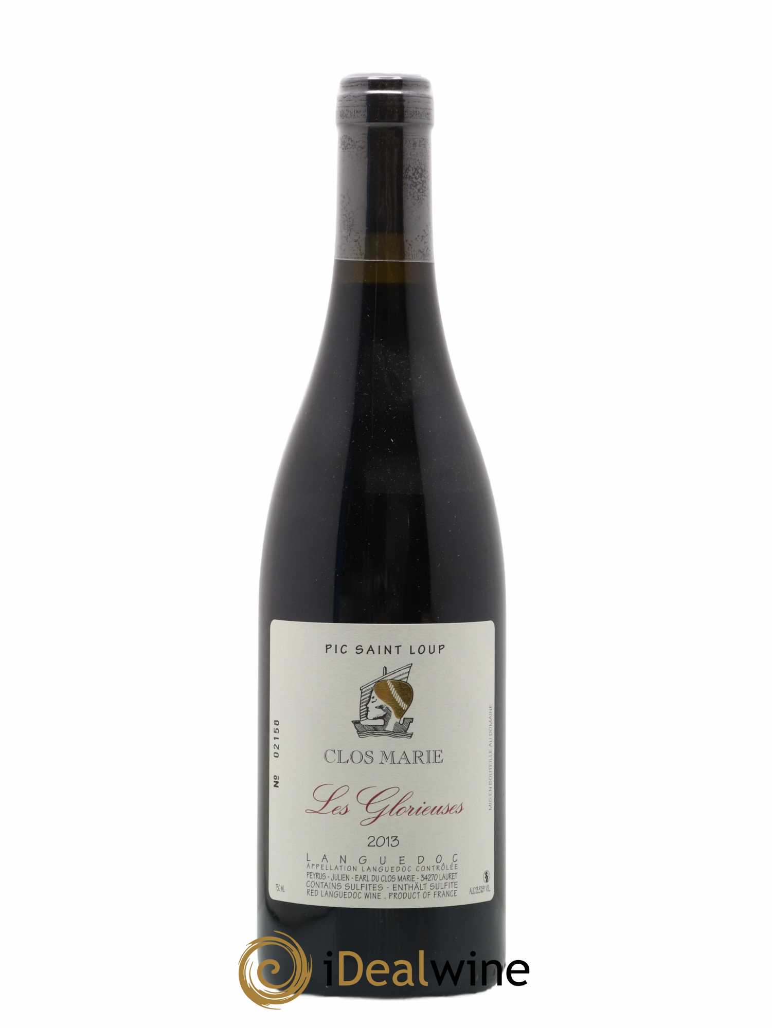 Pic Saint-Loup Clos Marie Les Glorieuses Christophe Peyrus et Françoise Julien 2013 - Lot de 1 bouteille - 0