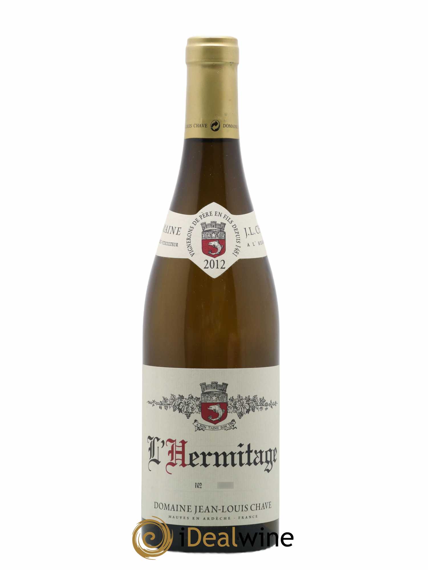 Hermitage Jean-Louis Chave 2012 - Lot de 1 bouteille - 0