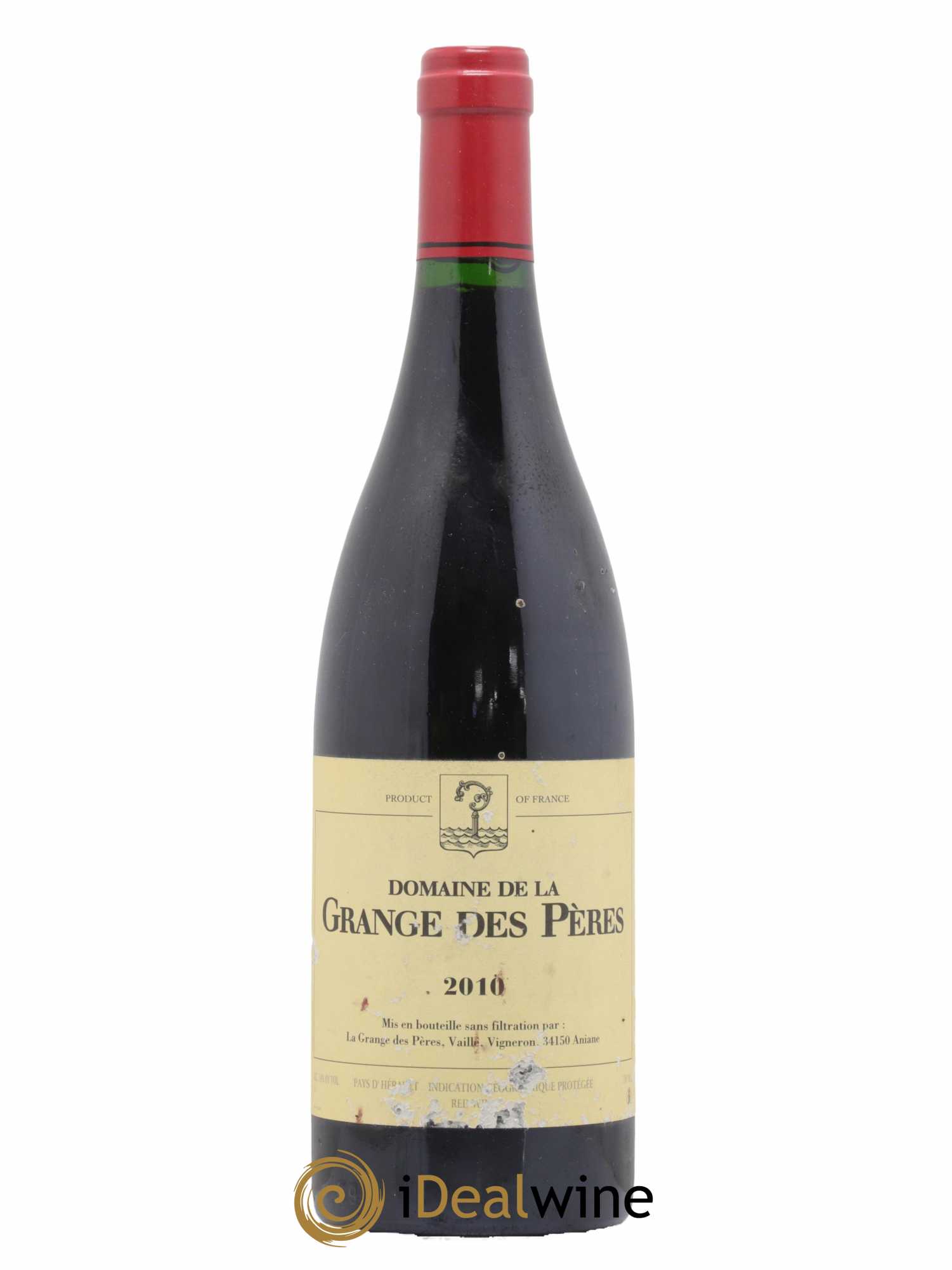 Pays d'Hérault Grange des Pères Laurent Vaillé 2010 - Lot de 1 bouteille - 0