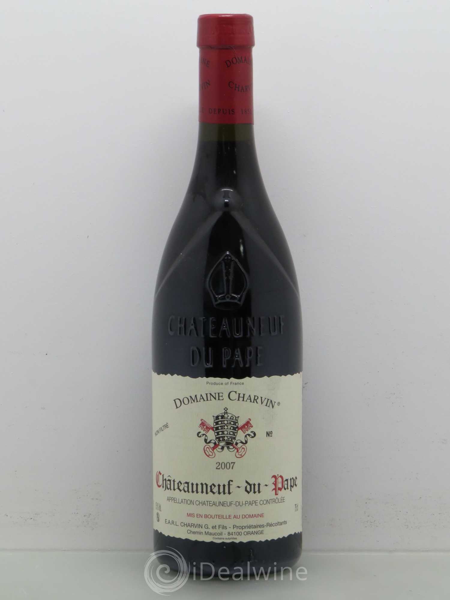 Châteauneuf-du-Pape Charvin (Domaine) 2007 - Lot de 1 bouteille - 0