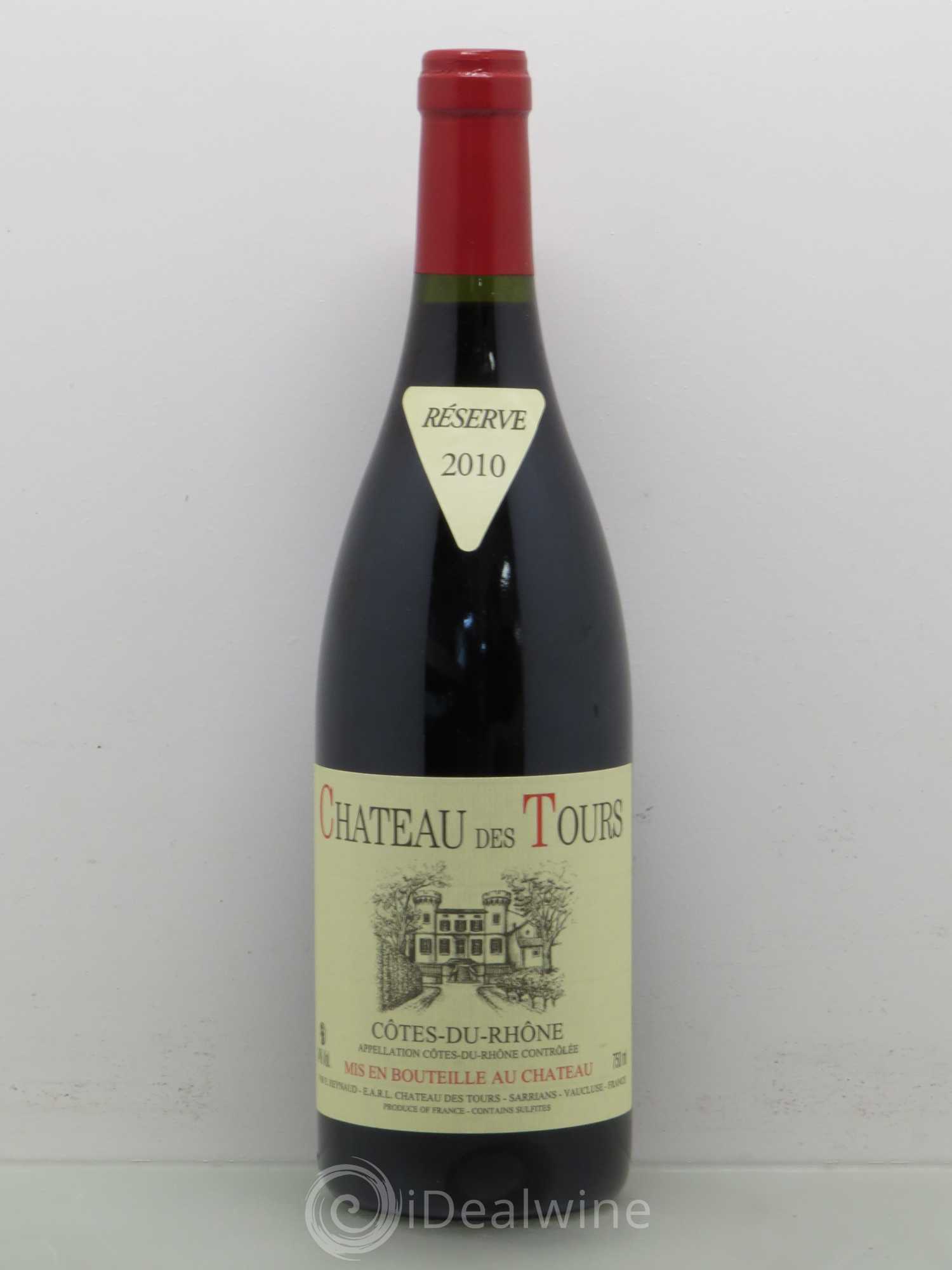 Côtes-du-Rhône Château des Tours Emmanuel Reynaud 2010 - Lot de 1 bouteille - 0