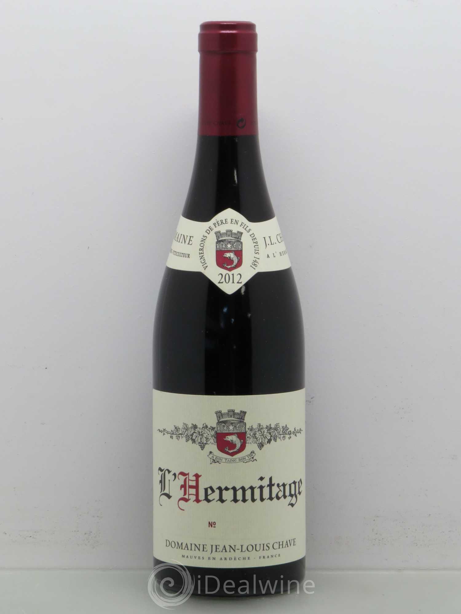 Hermitage Jean-Louis Chave 2012 - Lot de 1 bouteille - 0