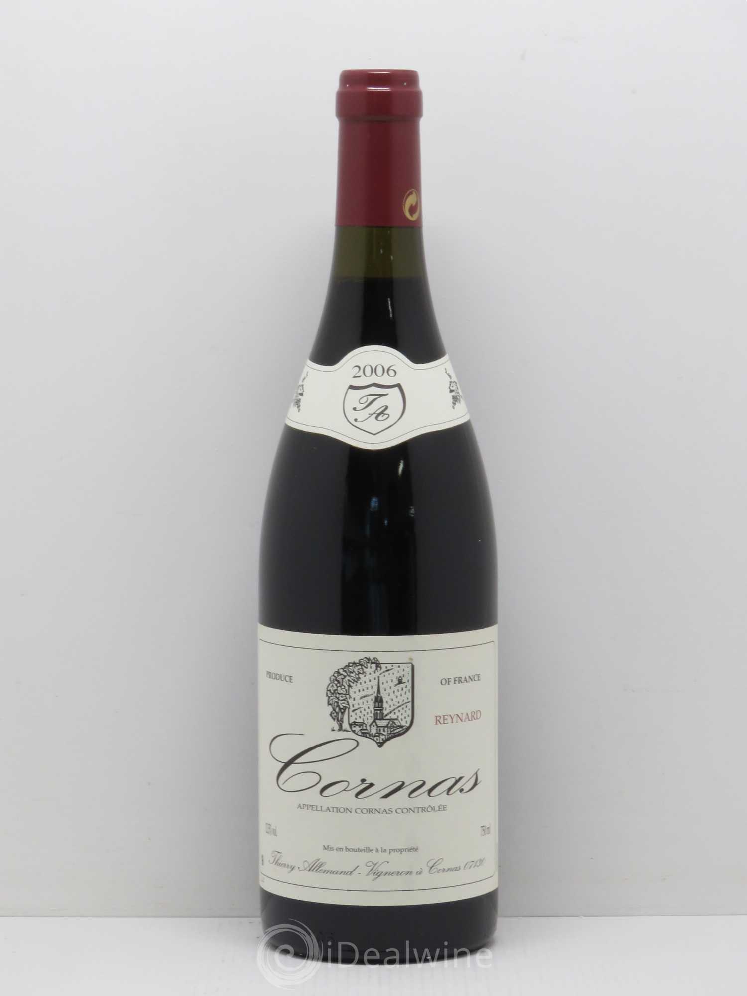 Cornas Reynard Thierry Allemand 2006 - Lot de 1 bouteille - 0