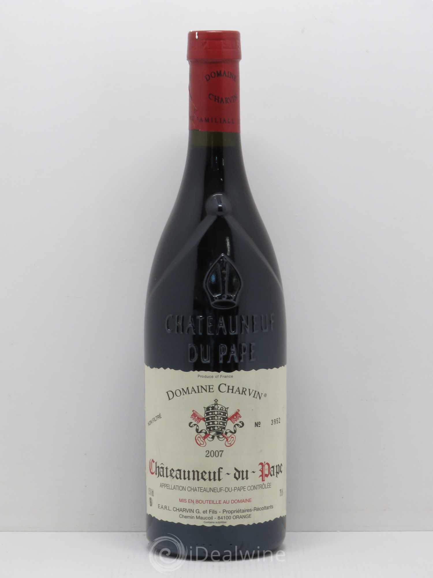 Châteauneuf-du-Pape Charvin (Domaine) 2007 - Lot de 1 bouteille - 0