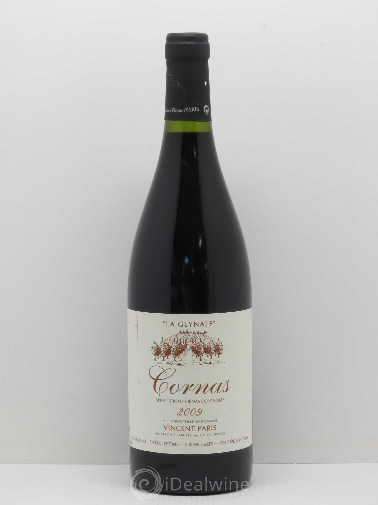 Cornas La Geynale Vincent Paris 2009 - Lot de 1 bouteille - 0