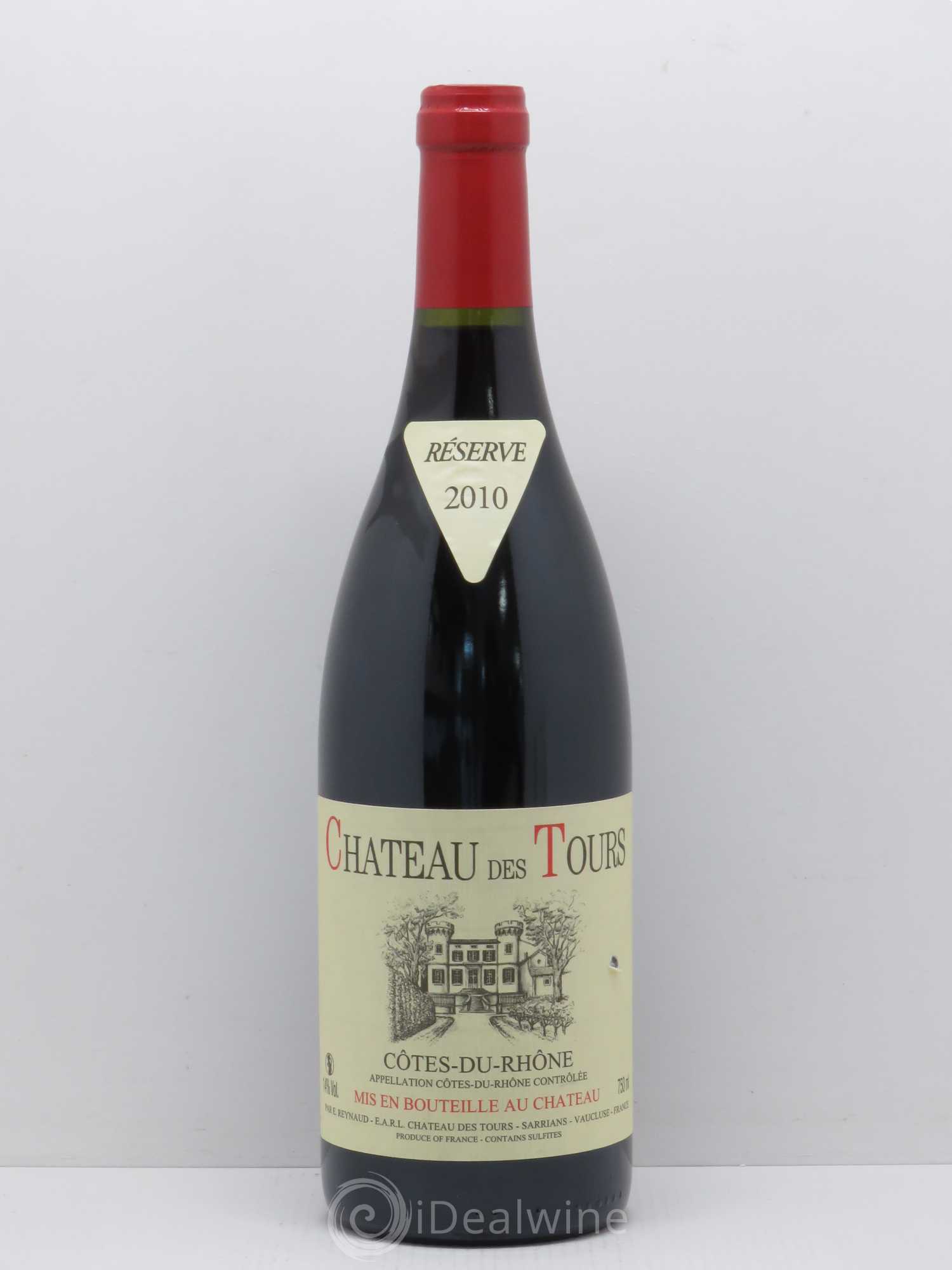 Côtes-du-Rhône Château des Tours Emmanuel Reynaud 2010 - Lot de 1 bouteille - 0