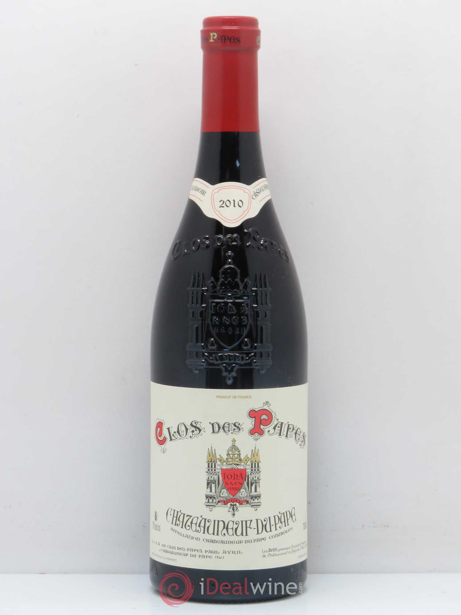 Châteauneuf-du-Pape Clos des Papes - Paul Avril 2010 - Lot de 1 bouteille - 0