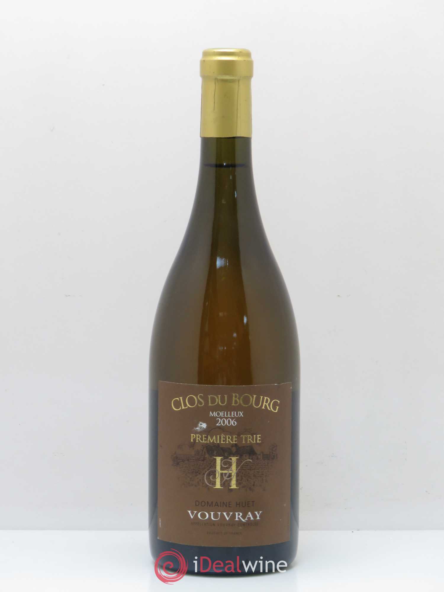 Vouvray Clos du Bourg Moelleux 1ère trie Domaine Huet 2006 - Lotto di 1 bottiglia - 0