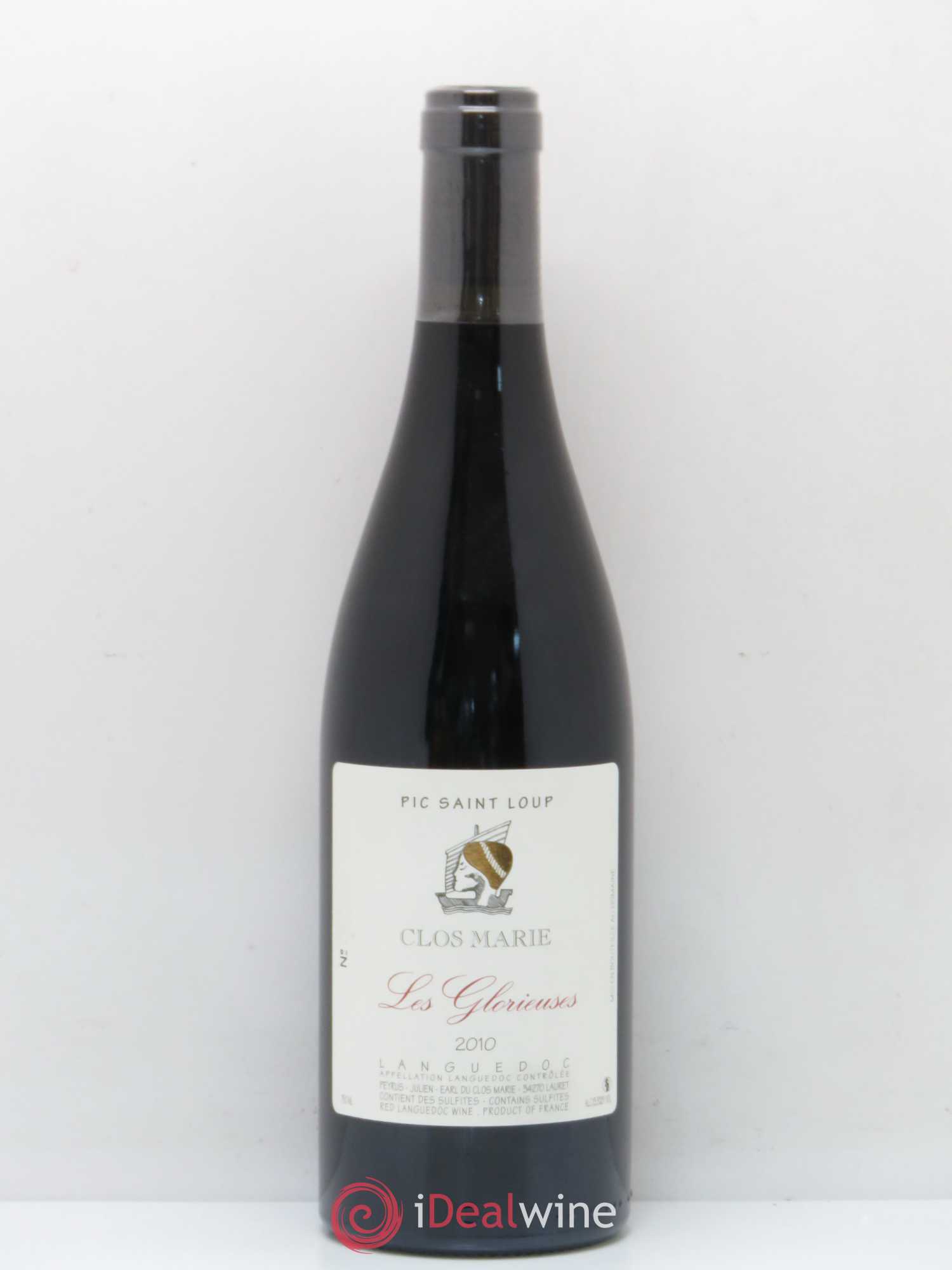 Pic Saint-Loup Clos Marie Les Glorieuses Christophe Peyrus et Françoise Julien 2010 - Lot de 1 bouteille - 0