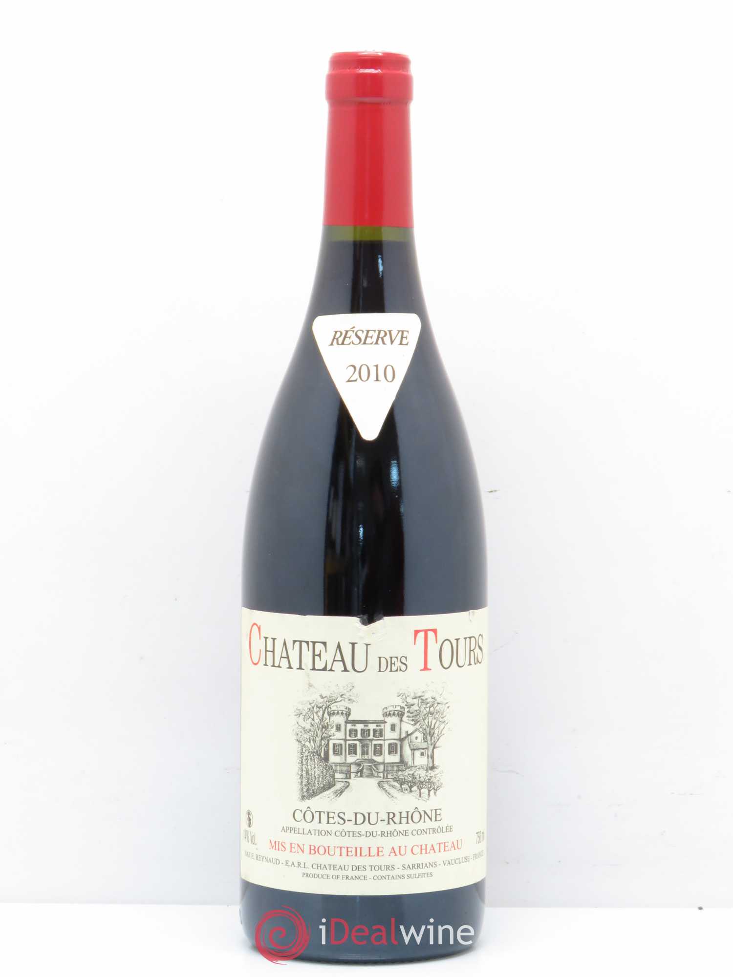 Côtes-du-Rhône Château des Tours Emmanuel Reynaud 2010 - Lot de 1 bouteille - 0