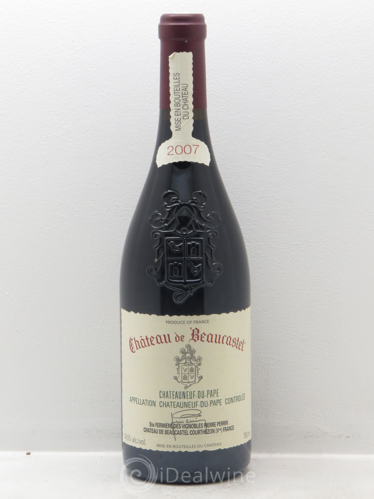 Châteauneuf-du-Pape Château de Beaucastel Famille Perrin 2007 - Lot de 1 bouteille - 0