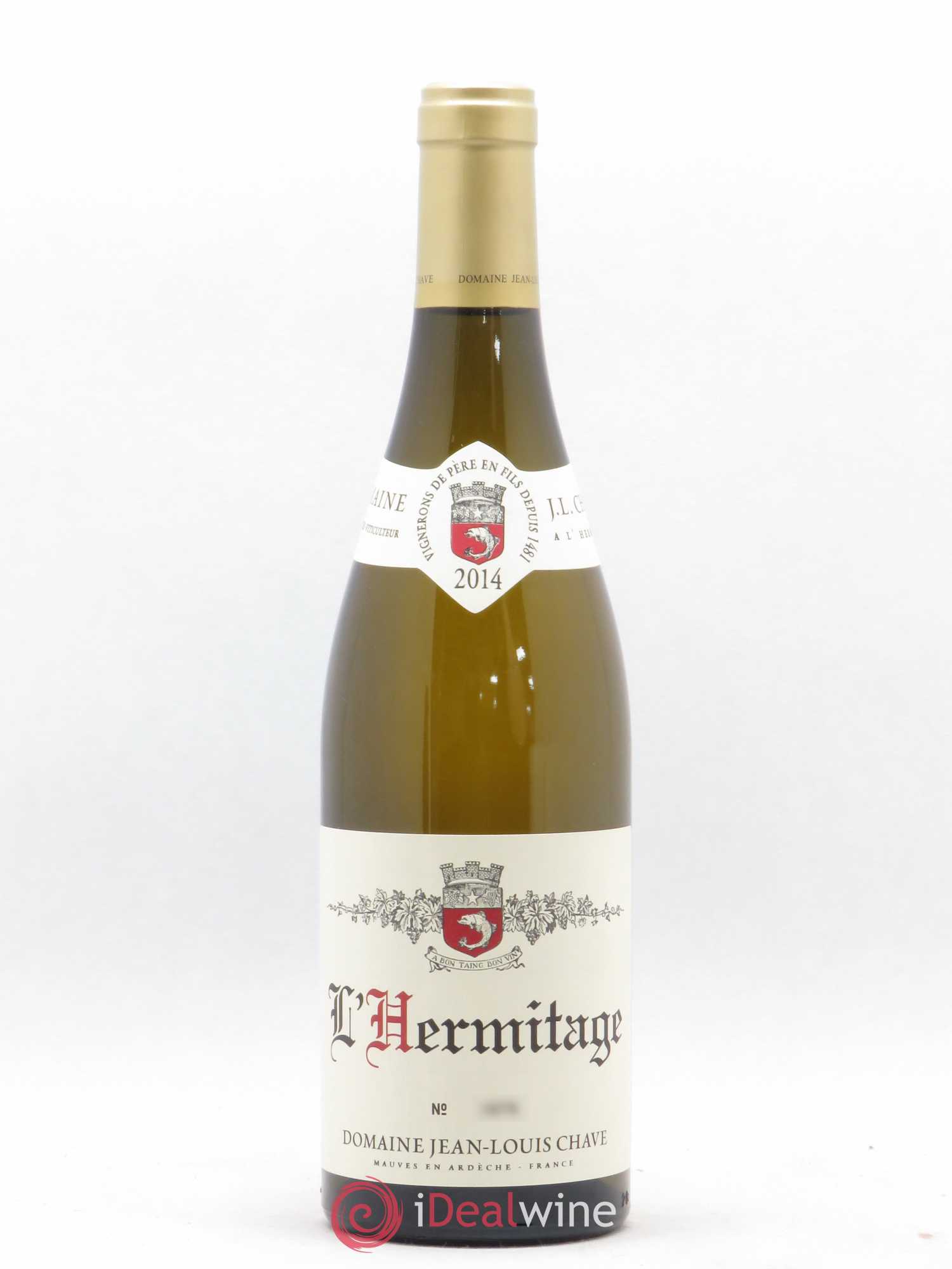 Hermitage Jean-Louis Chave 2014 - Lot de 1 bouteille - 0