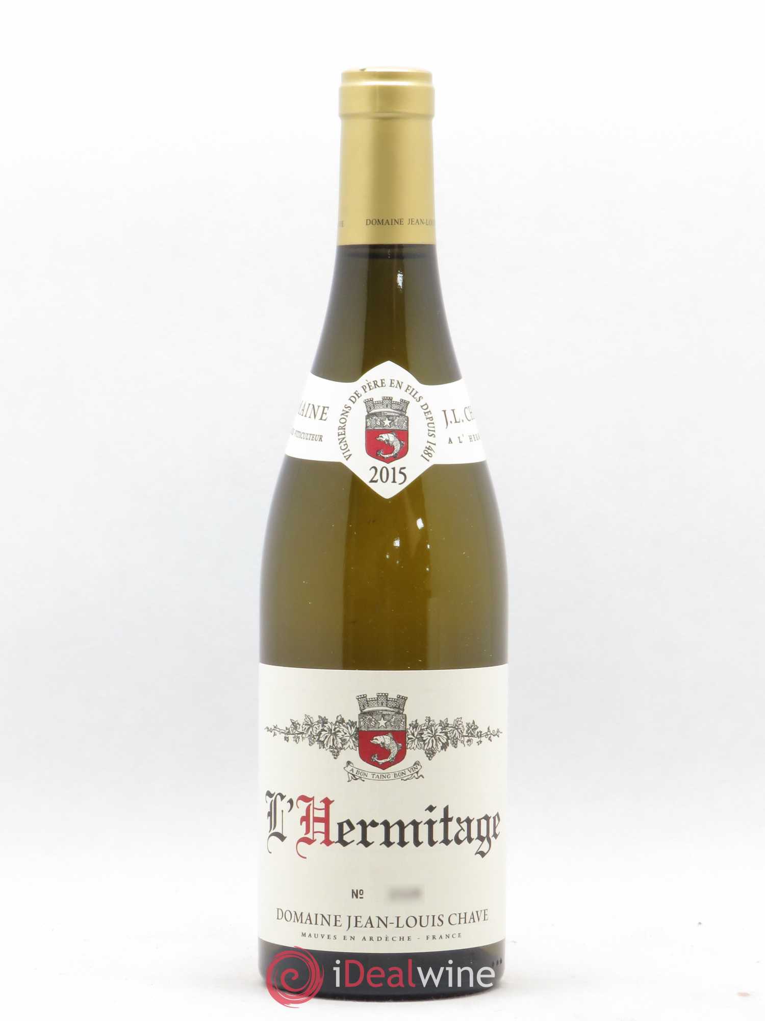 Hermitage Jean-Louis Chave 2015 - Lot de 1 bouteille - 0
