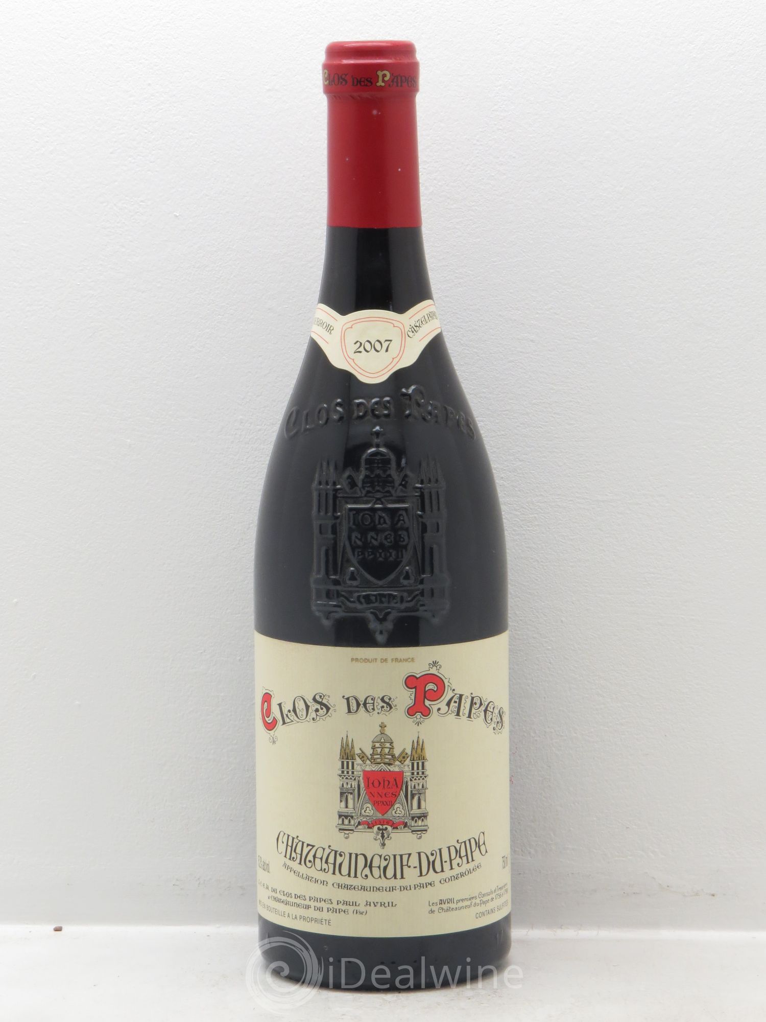 Châteauneuf-du-Pape Clos des Papes - Paul Avril 2007 - Lot de 1 bouteille - 0