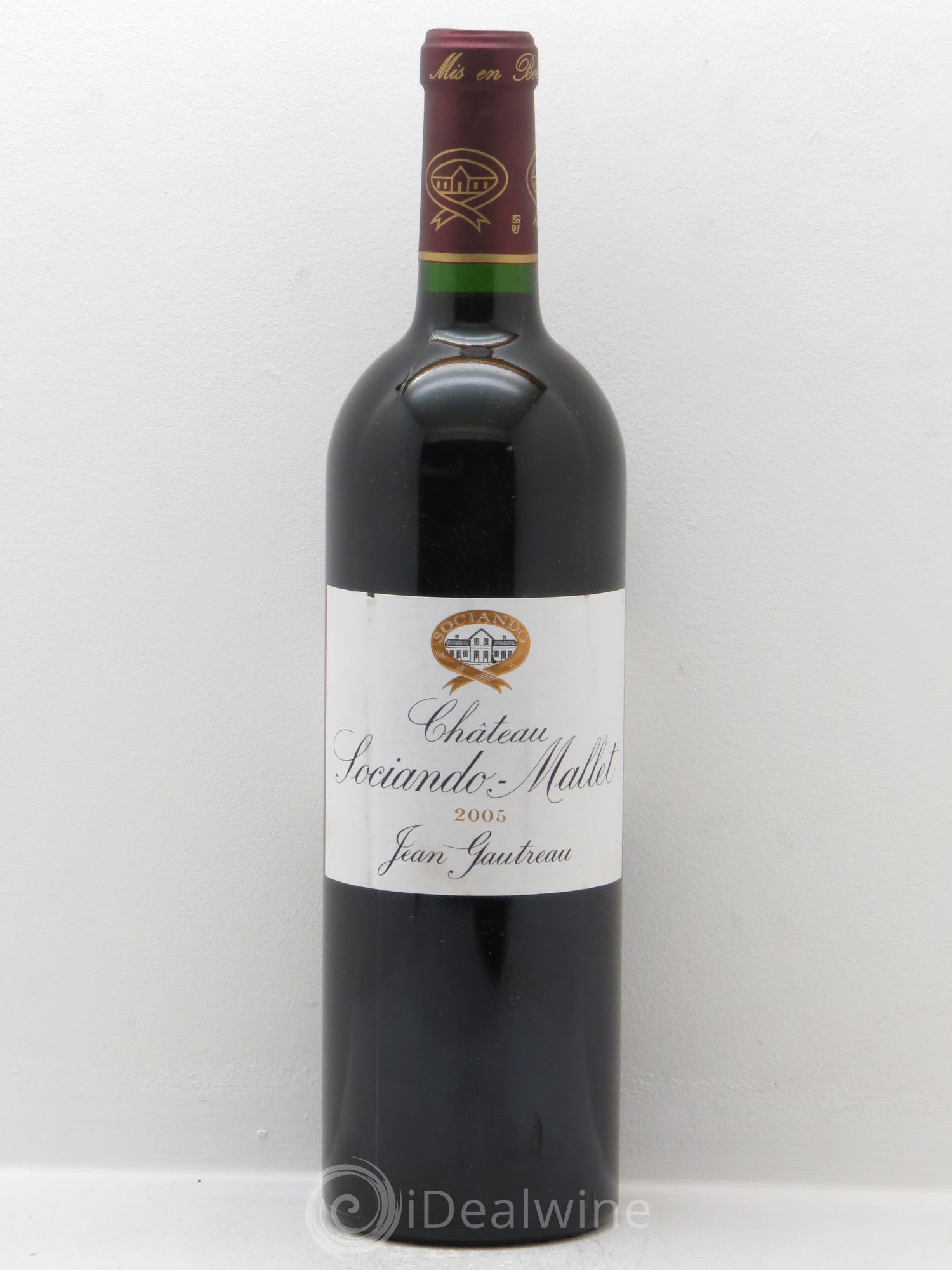 Château Sociando Mallet 2005 - Lot de 1 bouteille - 0